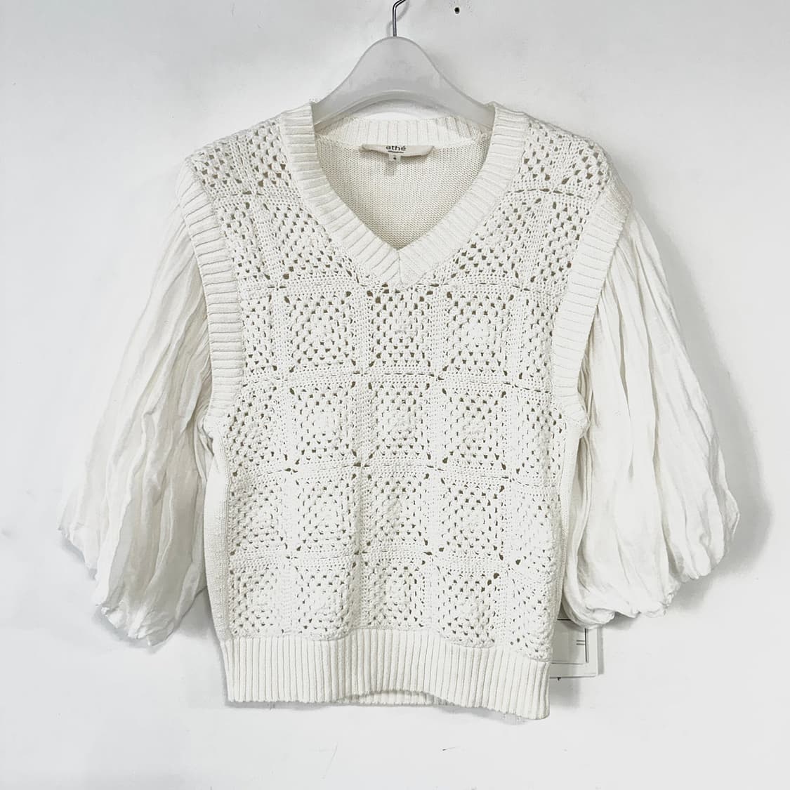 바네사브루노 아떼 22 텍스처 블록 니트 블라우스 상품이미지1