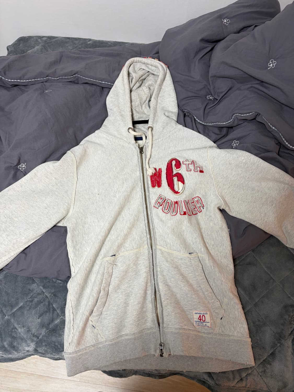 빈티지 후드집업 상품이미지1