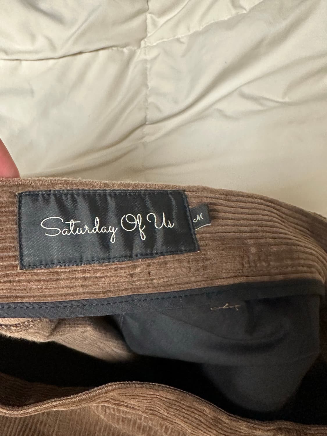 [m] stu 코듀로이 와이드 팬츠 상품이미지2