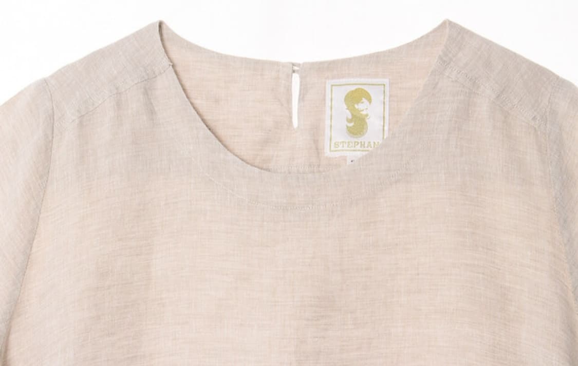 포켓 루즈 린넨 원피스 상품이미지2