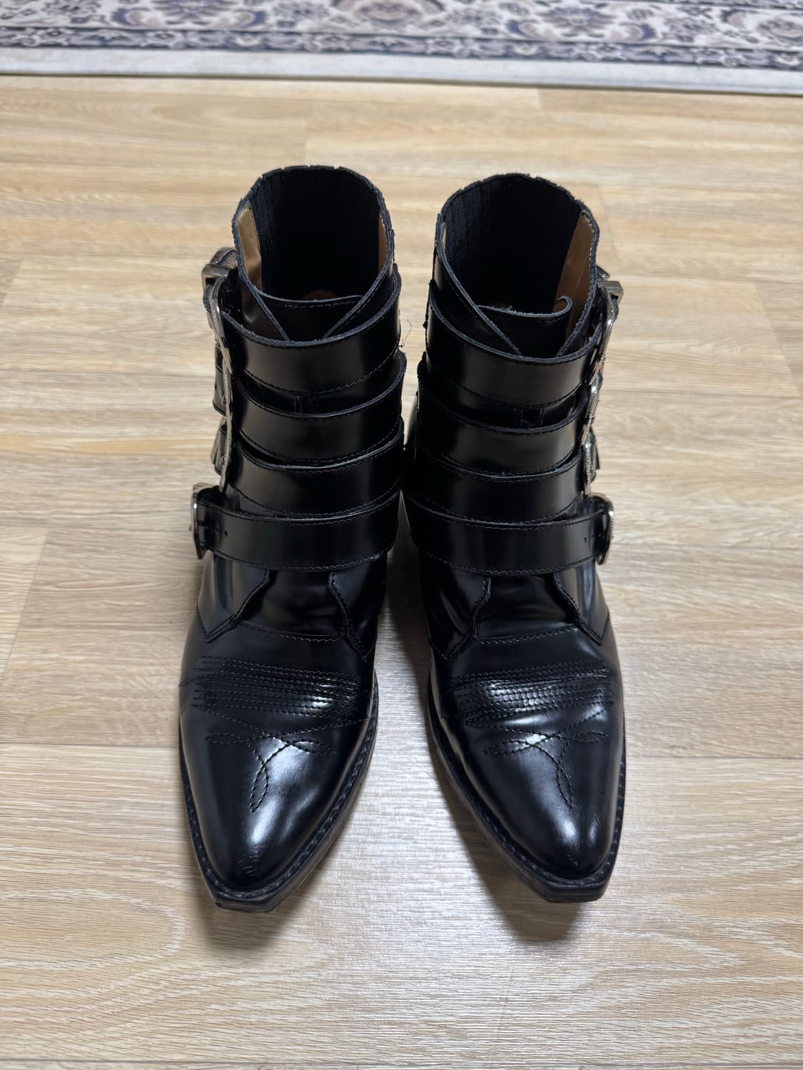 토가 풀라 블랙 카우보이 부츠  상품이미지4