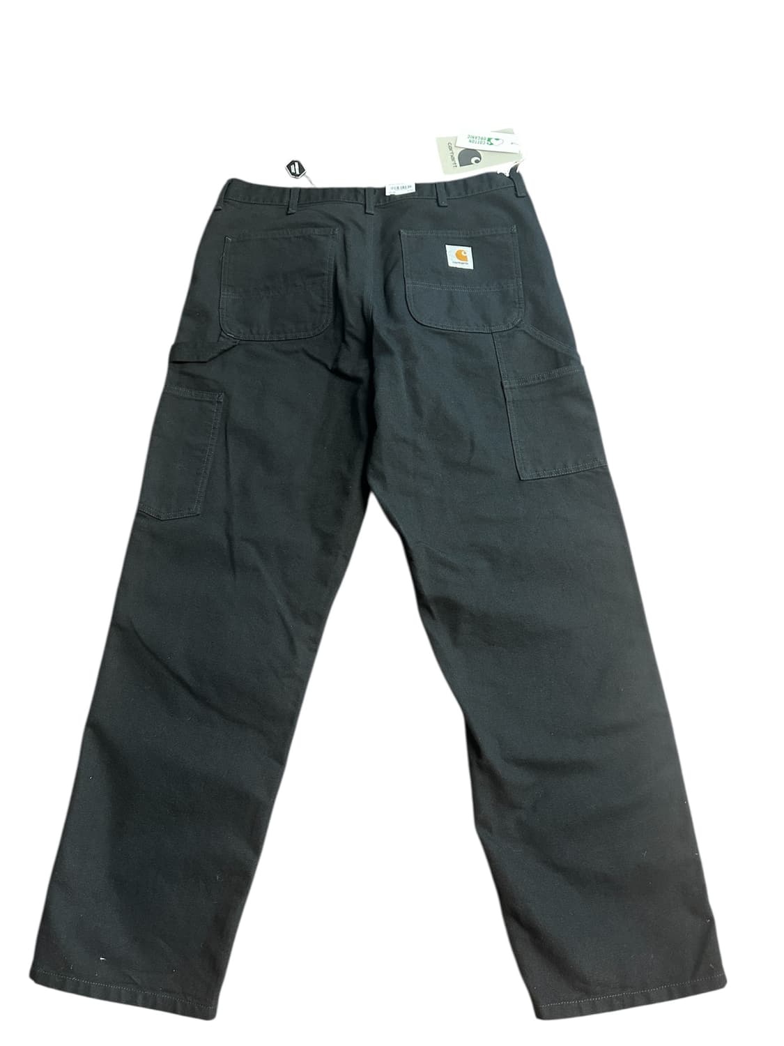 칼하트 wip 디어본 캔버스 더블 니 팬츠 블랙 린스드 36/32 상품이미지2