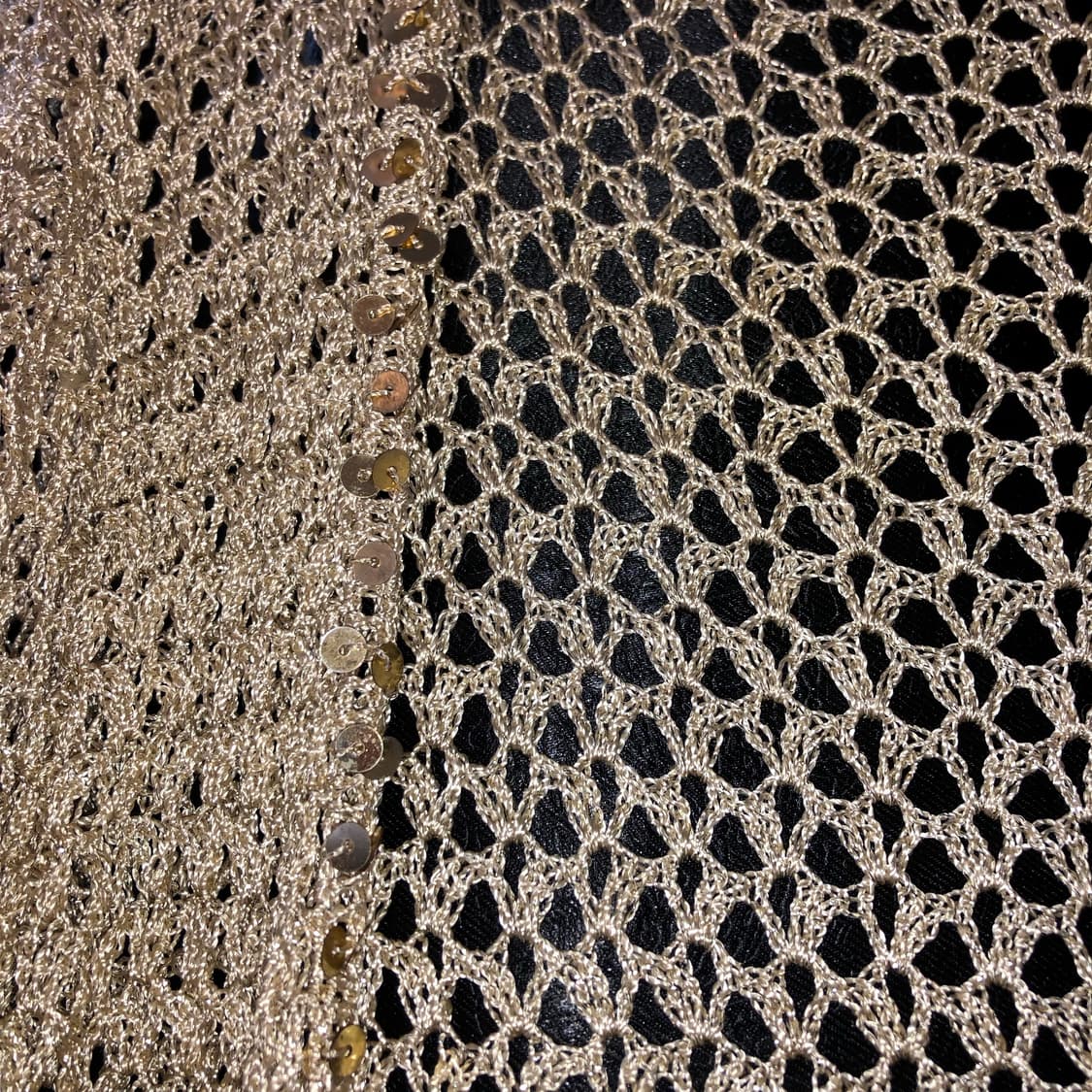 Vintage 💿 Rosen beige spangle 상품이미지2