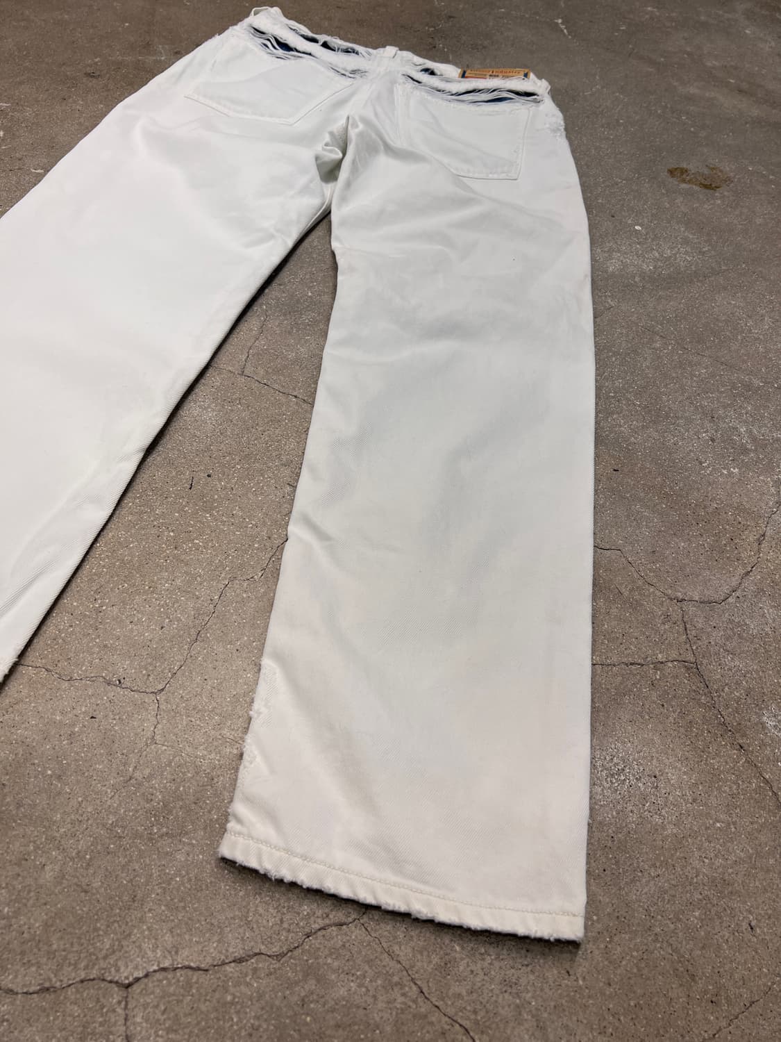 디젤 디스트레스 화이트 데님 상품이미지8