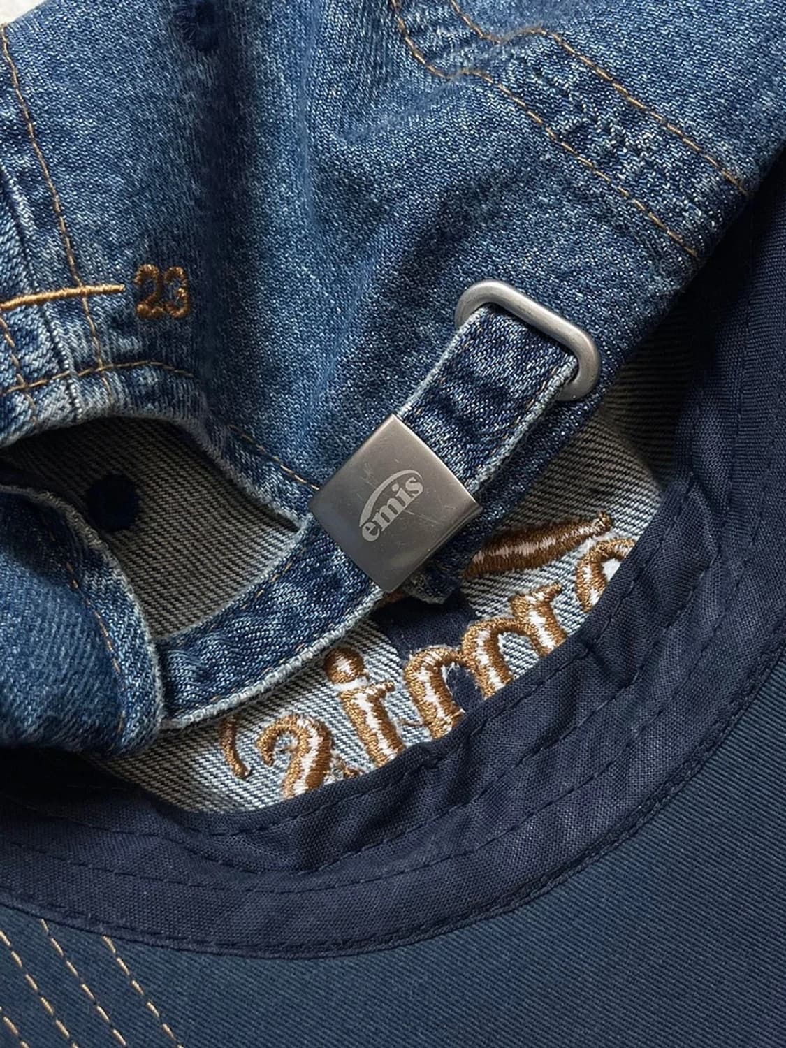 이미스 23FW 워시드 데님 볼캡 A1771 상품이미지5