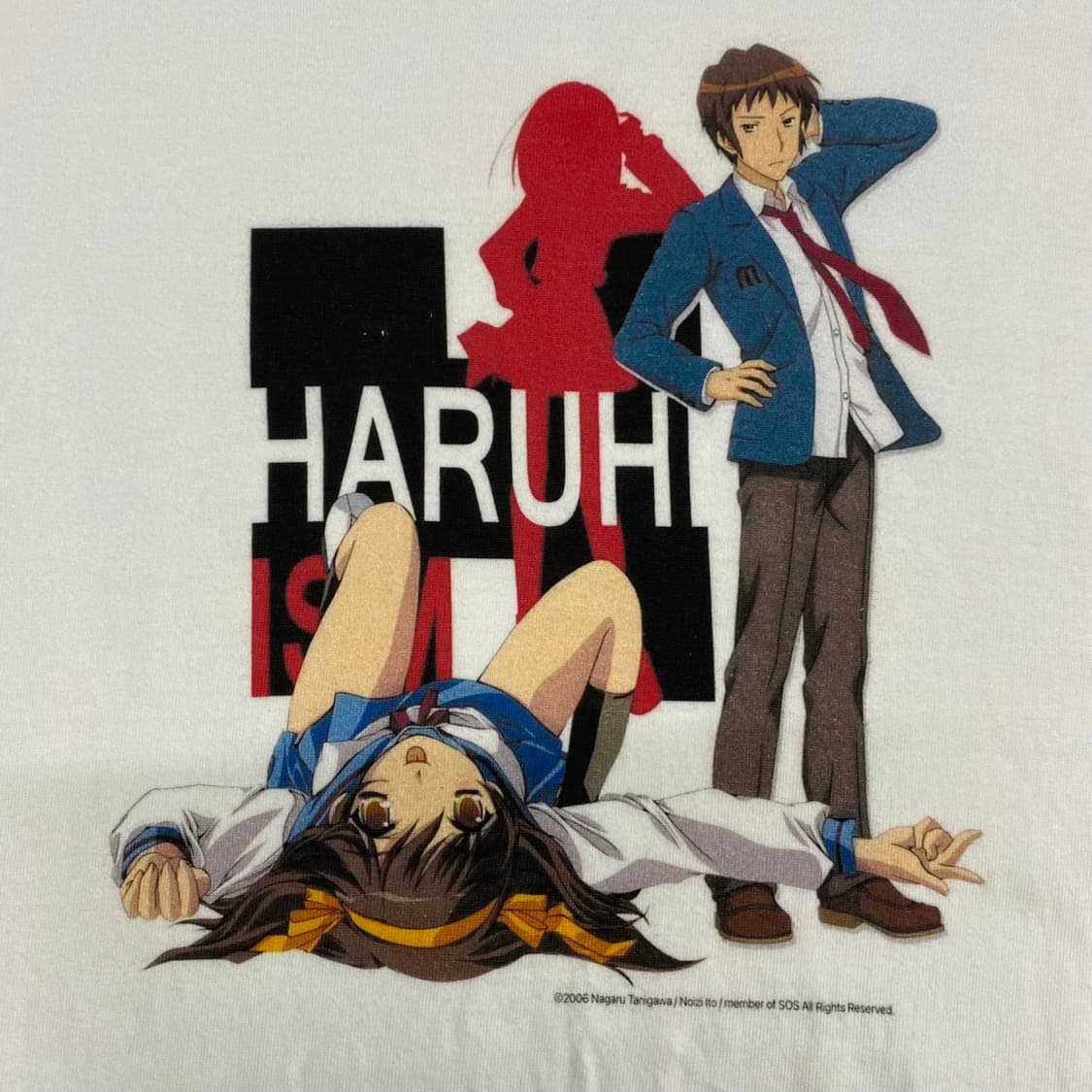 스즈미야 하루히 부틀렉 애니메이션 티셔츠 상품이미지4