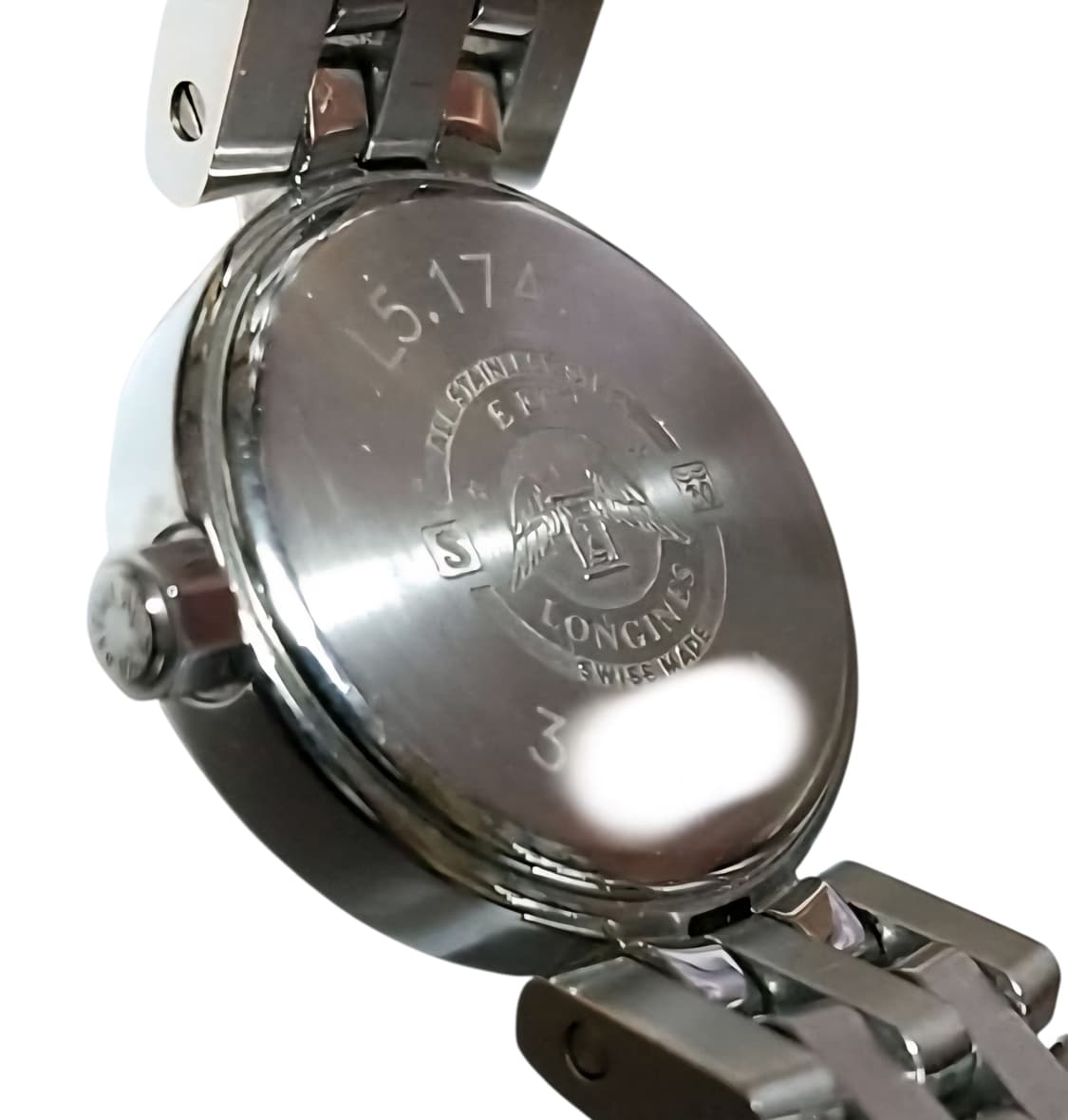 론진 돌체 비타 L5.174.0 다이아몬드 베젤 블루 쉘 실버 워치 상품이미지5