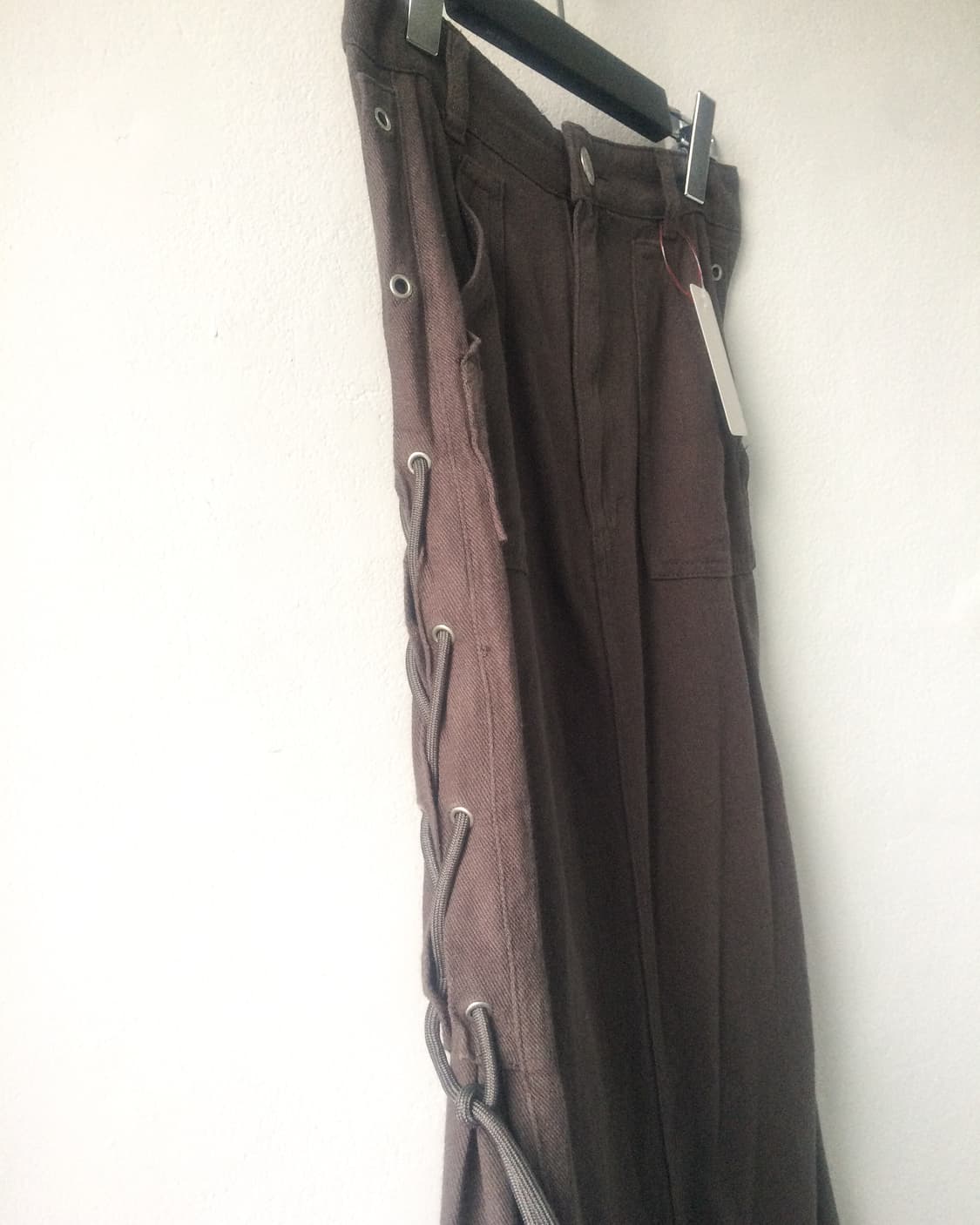 Side lace up point skirt 상품이미지5