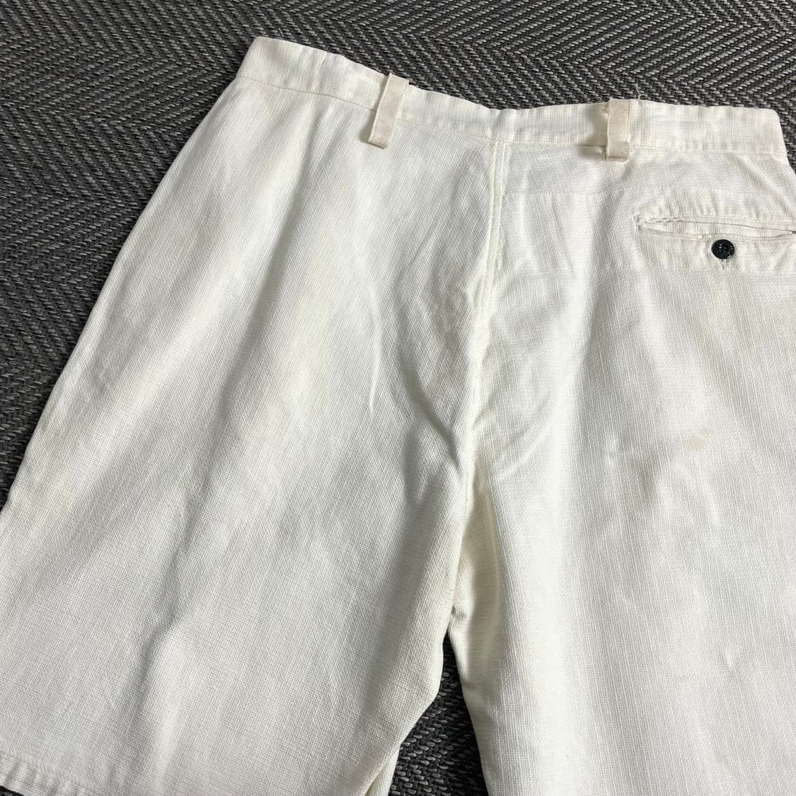 00s 스톤아일랜드 아카이브 버뮤다 팬츠 화이트 o 3876 상품이미지4