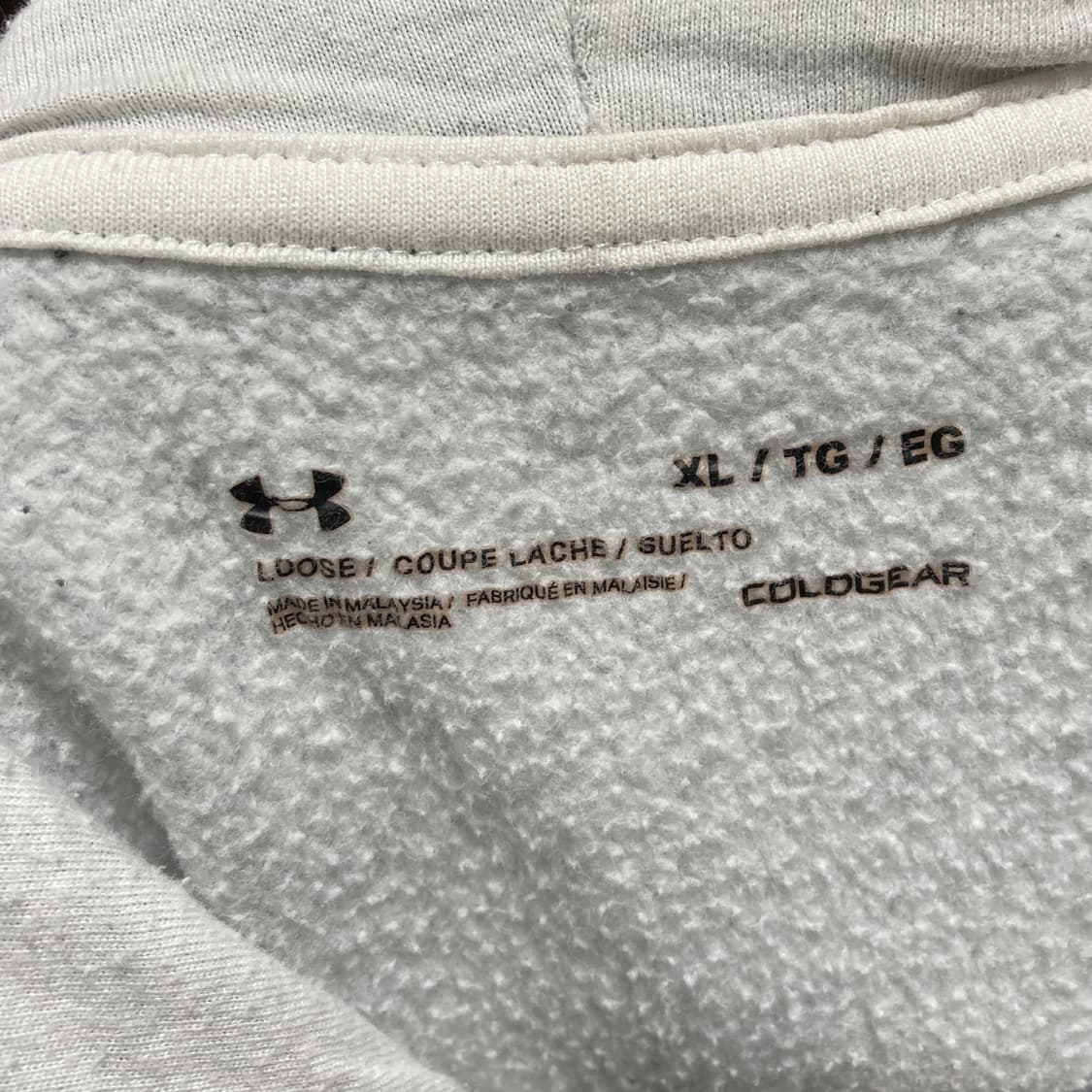 언더아머 남성후드티셔츠 블랙그레이 XL 상품이미지4