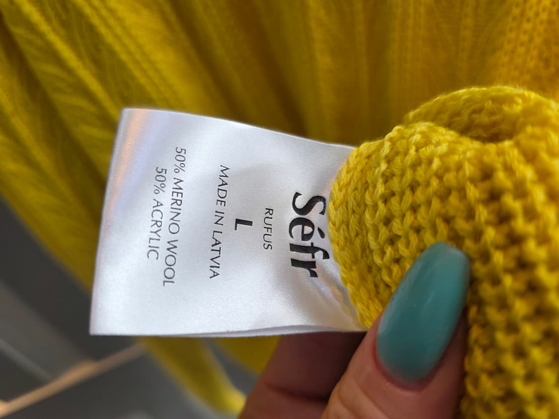 Sefr 노랑 봄니트 상품이미지8