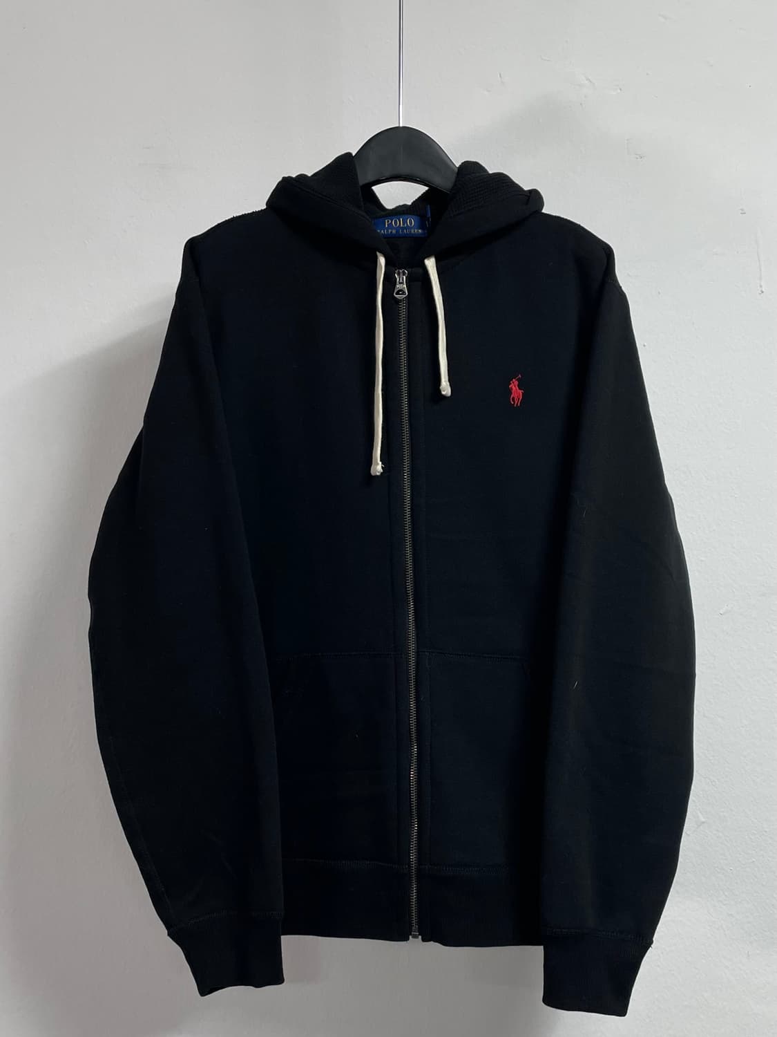 폴로 랄프로렌 블랙 헤비스웻 후드집업 (on.118)   상품이미지1