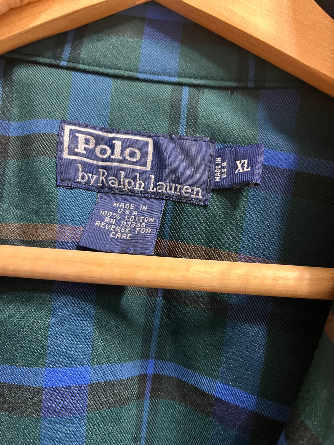 90s 폴로 Made in USA 블루종 바라쿠타 네이비 XL 상품이미지4