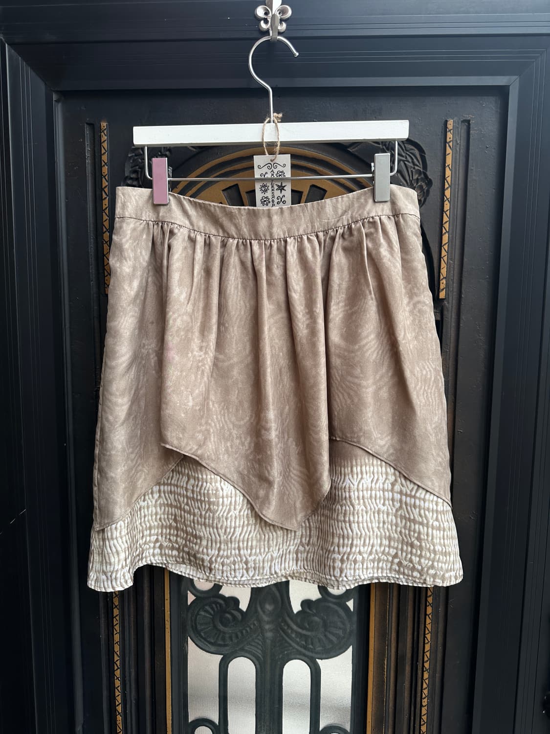 banana republic silk 100% 프린팅 스커트 상품이미지1