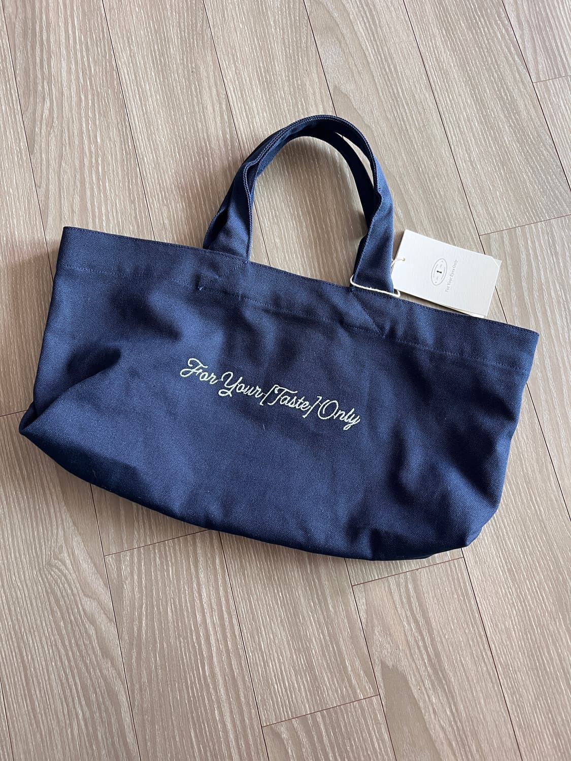 새상품 포유어아이즈온리 포유온 토트백 네이비 상품이미지1