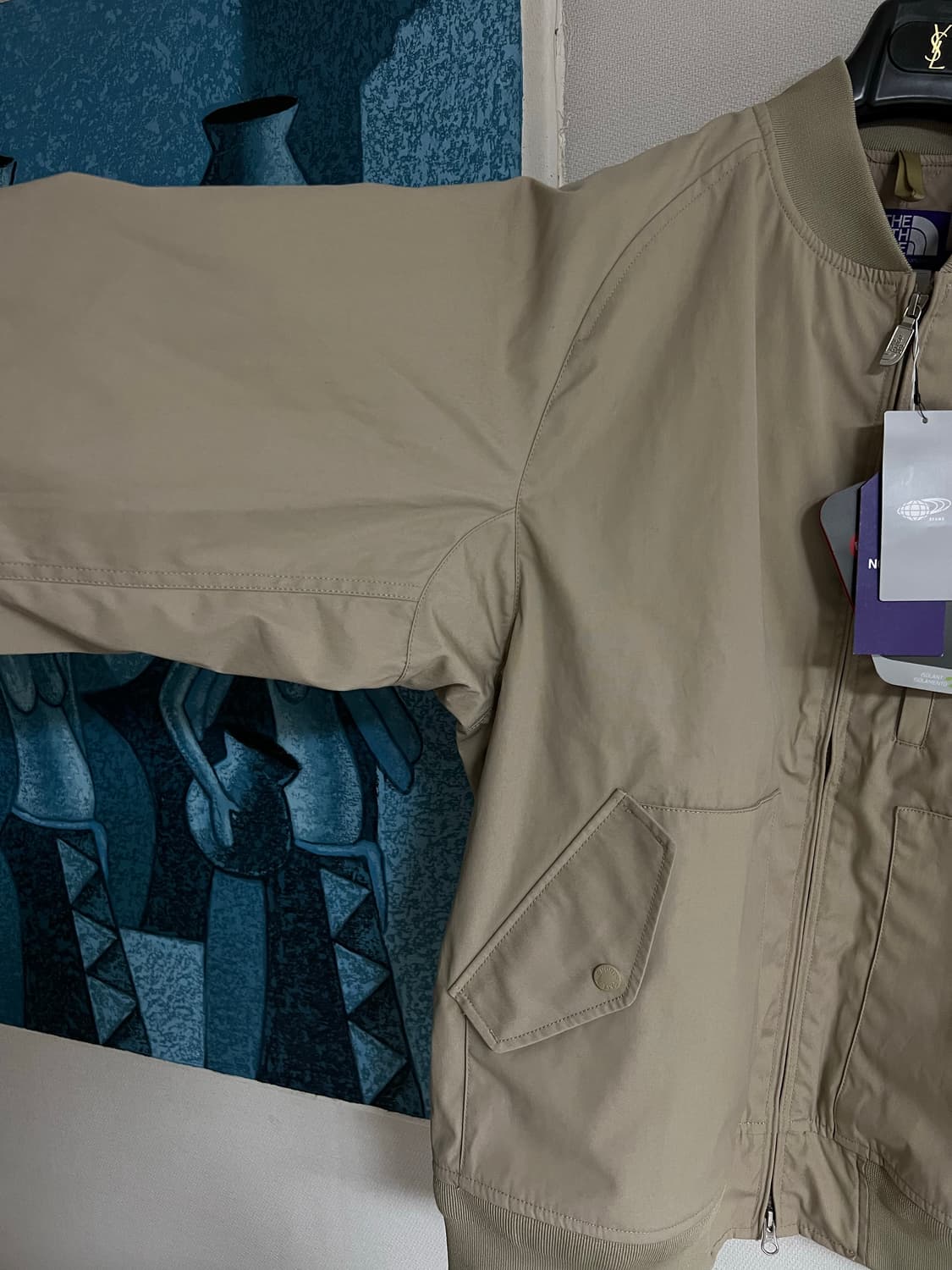 노스페이스 퍼플라벨 빔즈 별주 ma-1 누빔 자켓 XL 상품이미지3