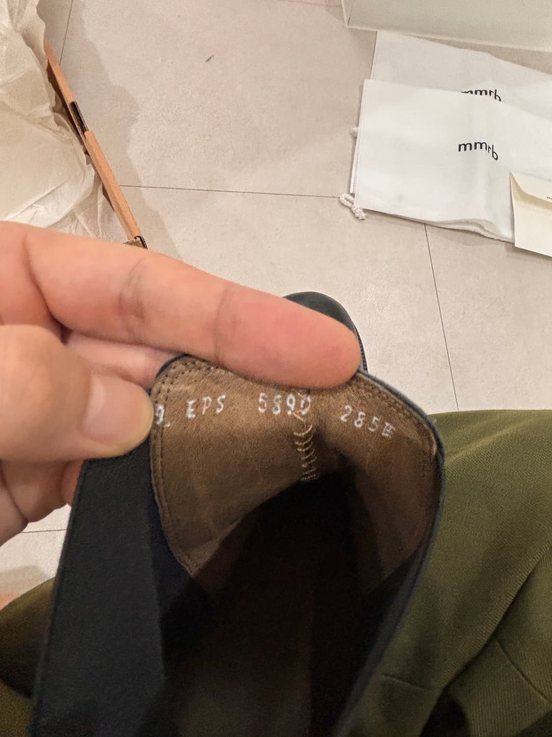구성품 풀박스 mmrb Wild boots 첼시부츠 285 상품이미지8