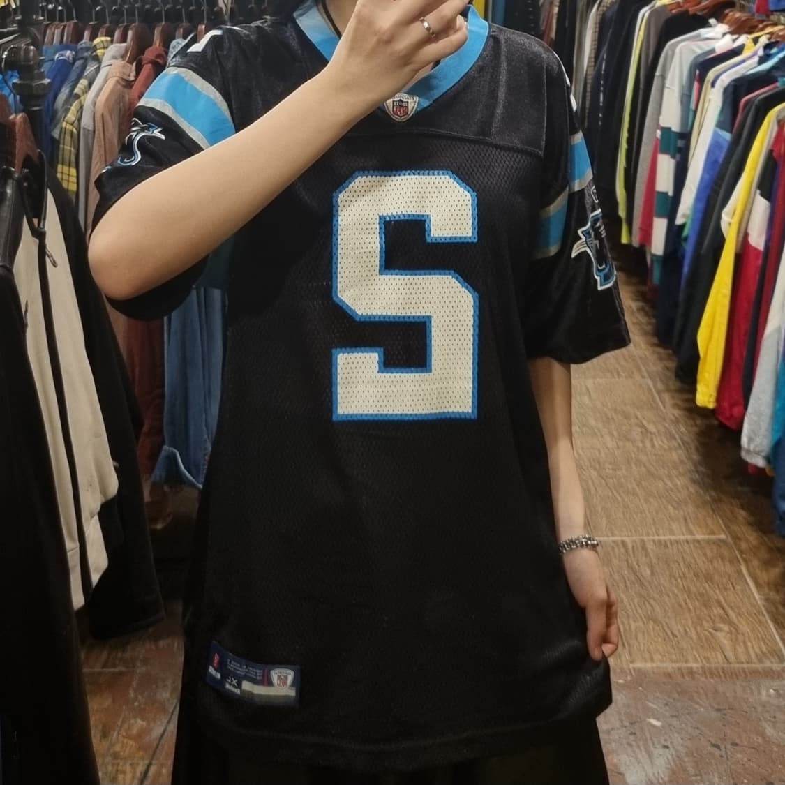 [Hi] NFL 풋볼져지 반팔티 블랙 상품이미지4