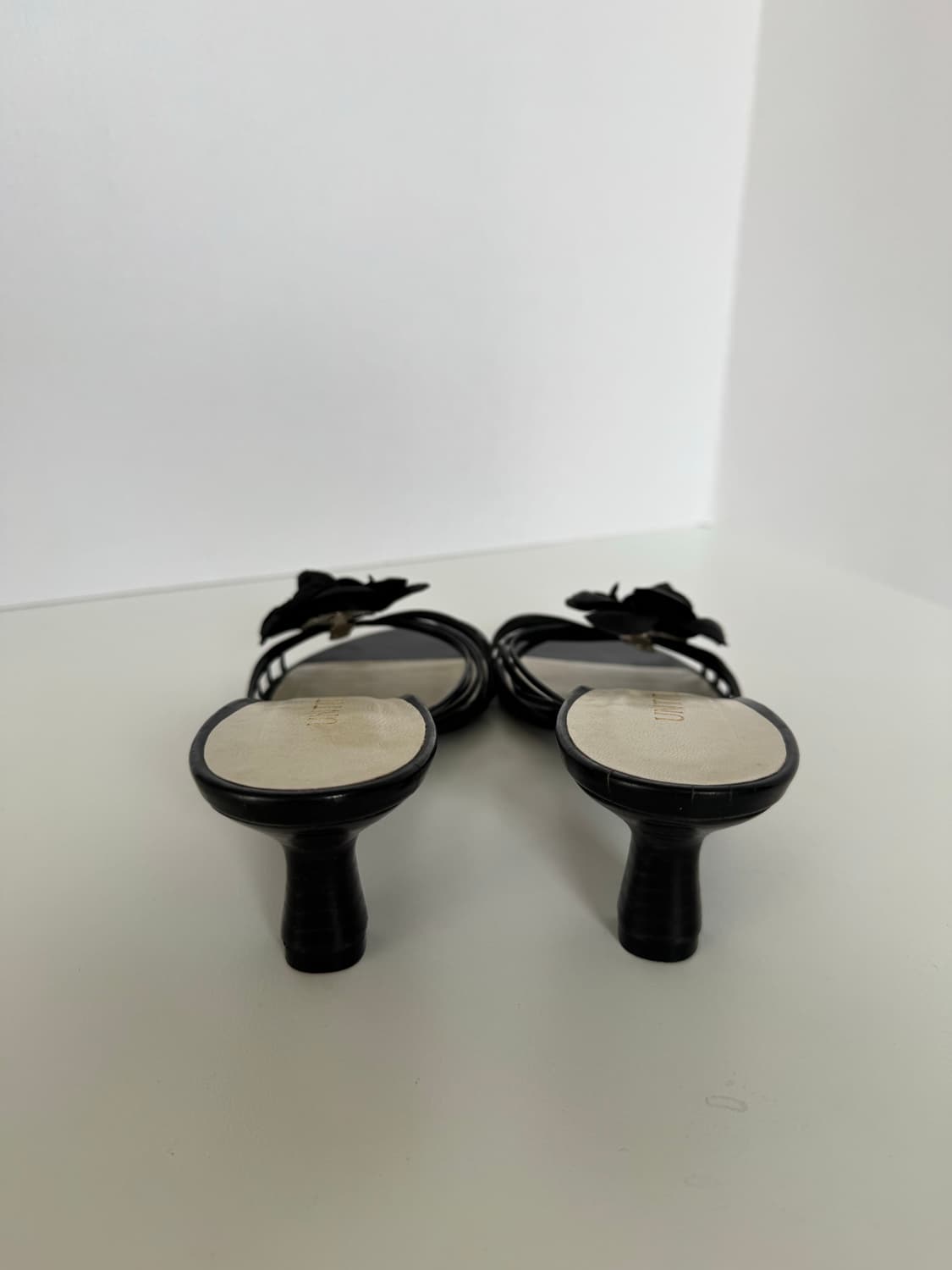 [made japan]UNTITLED 언타이틀드 장미 코사지 스트랩 뮬 상품이미지6