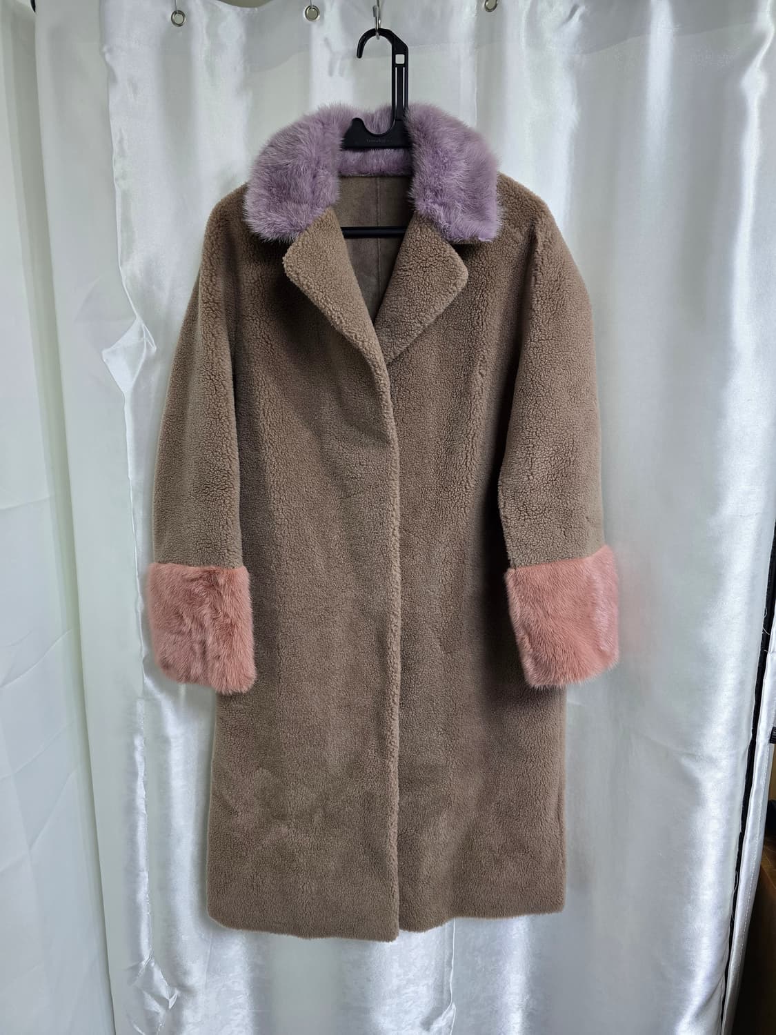 Lapiaf 퍼 트리밍 롱코트 (1664) 상품이미지1