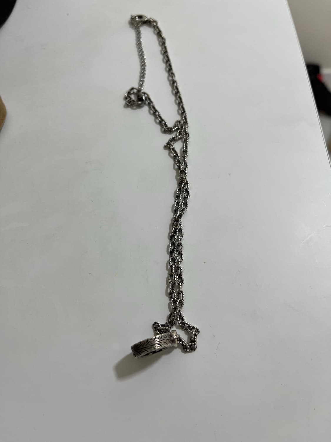 구찌 인터로킹 G 펜던트 네클리스 실버목걸이 상품이미지2