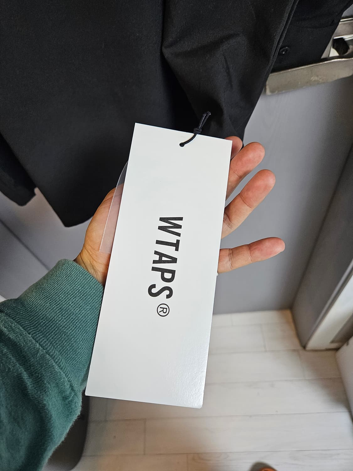 더블탭스 WTAPS 후드 셔츠 블랙 X03 새상품 상품이미지5