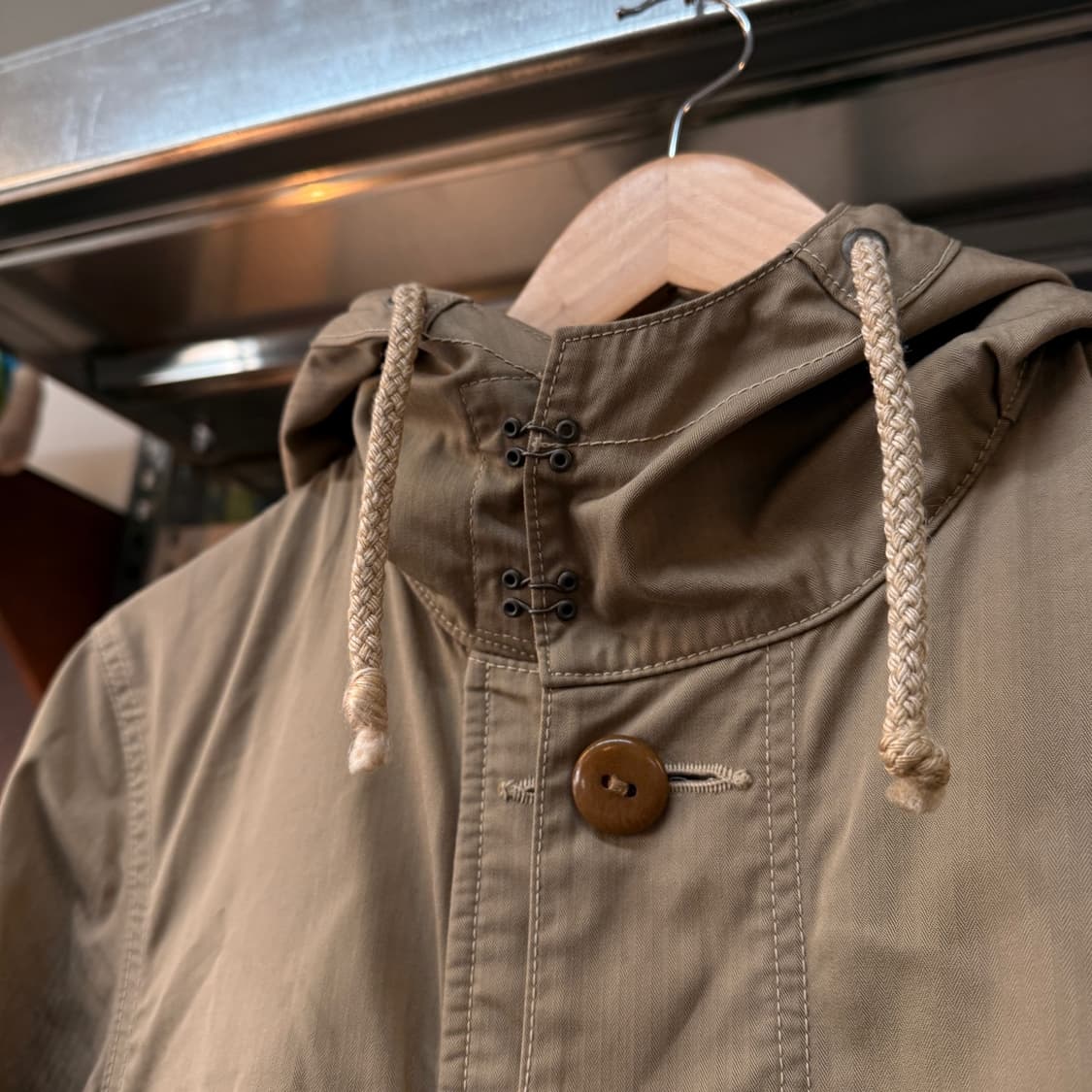 나이젤 카본 헤링본 후크 디테일 마운틴 파카 46 S 상품이미지2