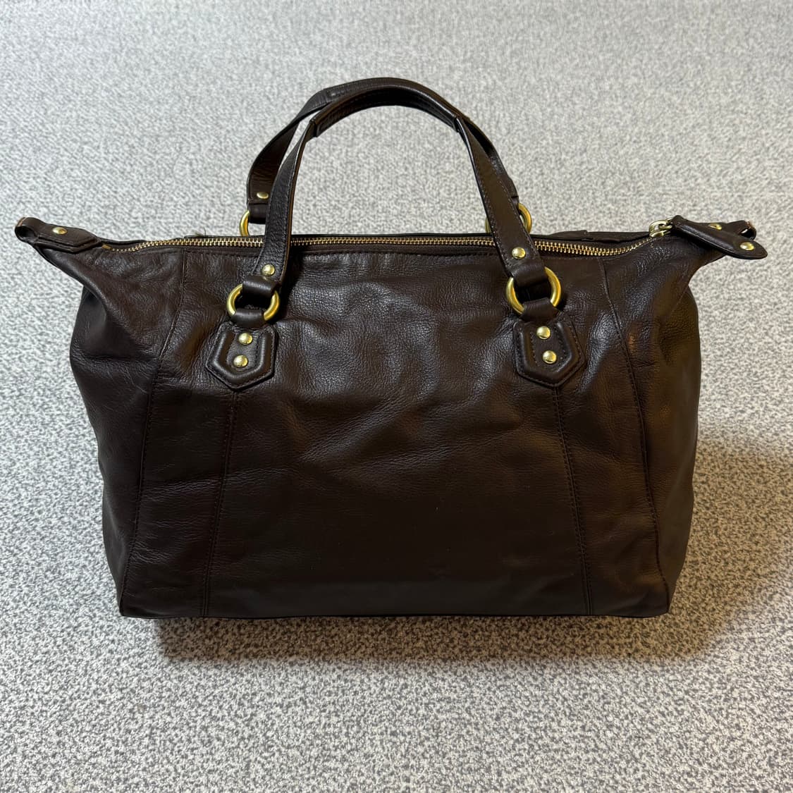 코치 가죽 토트백 브라운 상품이미지5