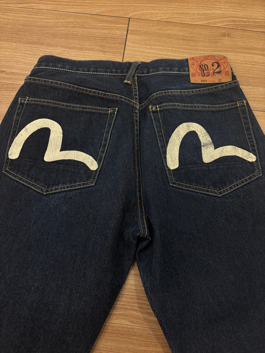 Evisu 에비수 패치 진청 데님 상품이미지2