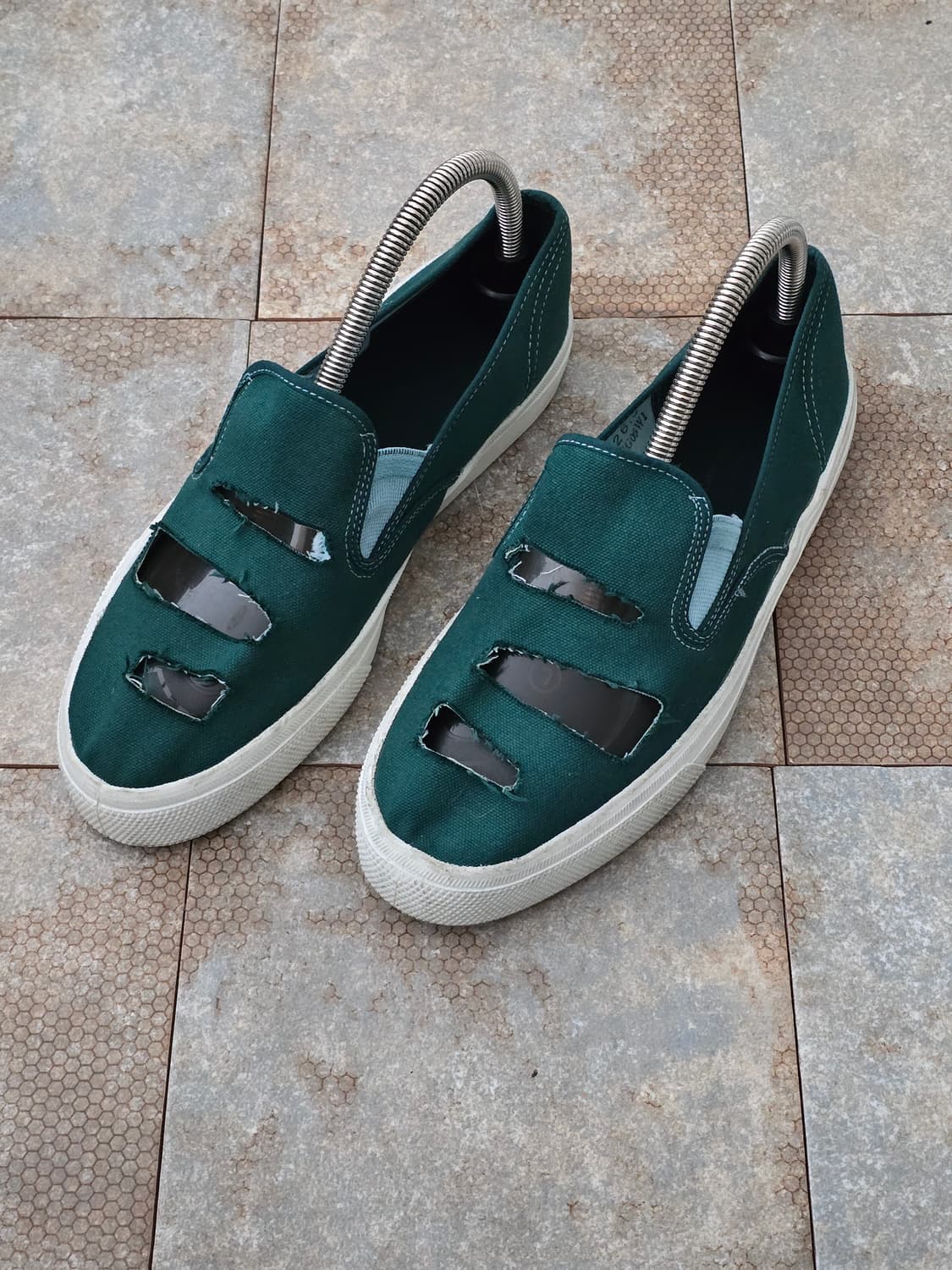 (265)꼼데가르송 옴므 플러스 데미지 슬립온  상품이미지1