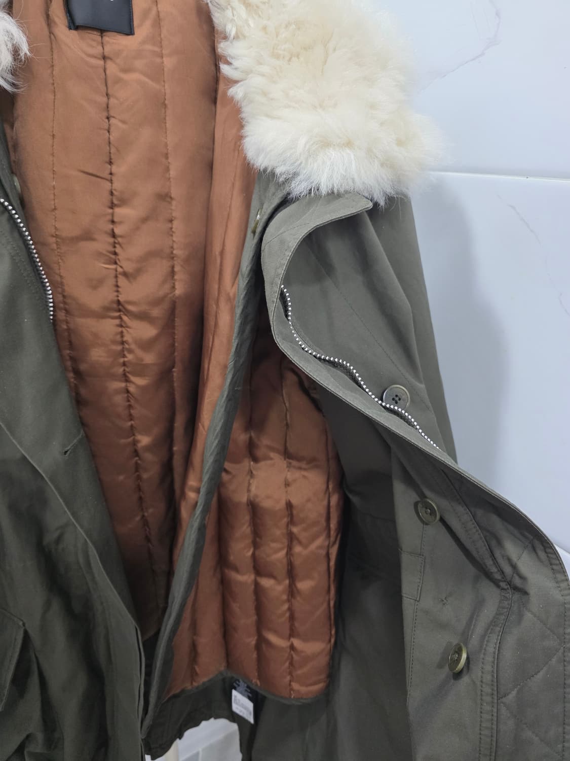 띠어리  구스 야상 점퍼 코트 4 상품이미지8