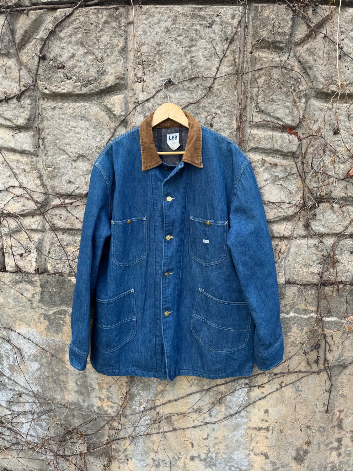 70s lee 빈티지 81-lj 데님 워크 초어 자켓 빅사이즈 상품이미지1