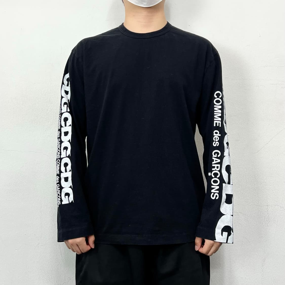 꼼데가르송 CDG 로고 롱슬리브 상품이미지2
