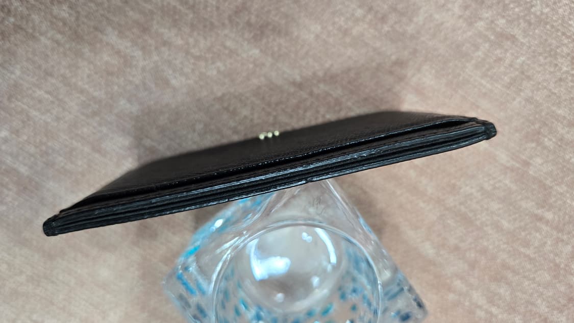 루이까또즈 남녀공용 카드지갑 명합지갑 블랙레더 상품이미지3