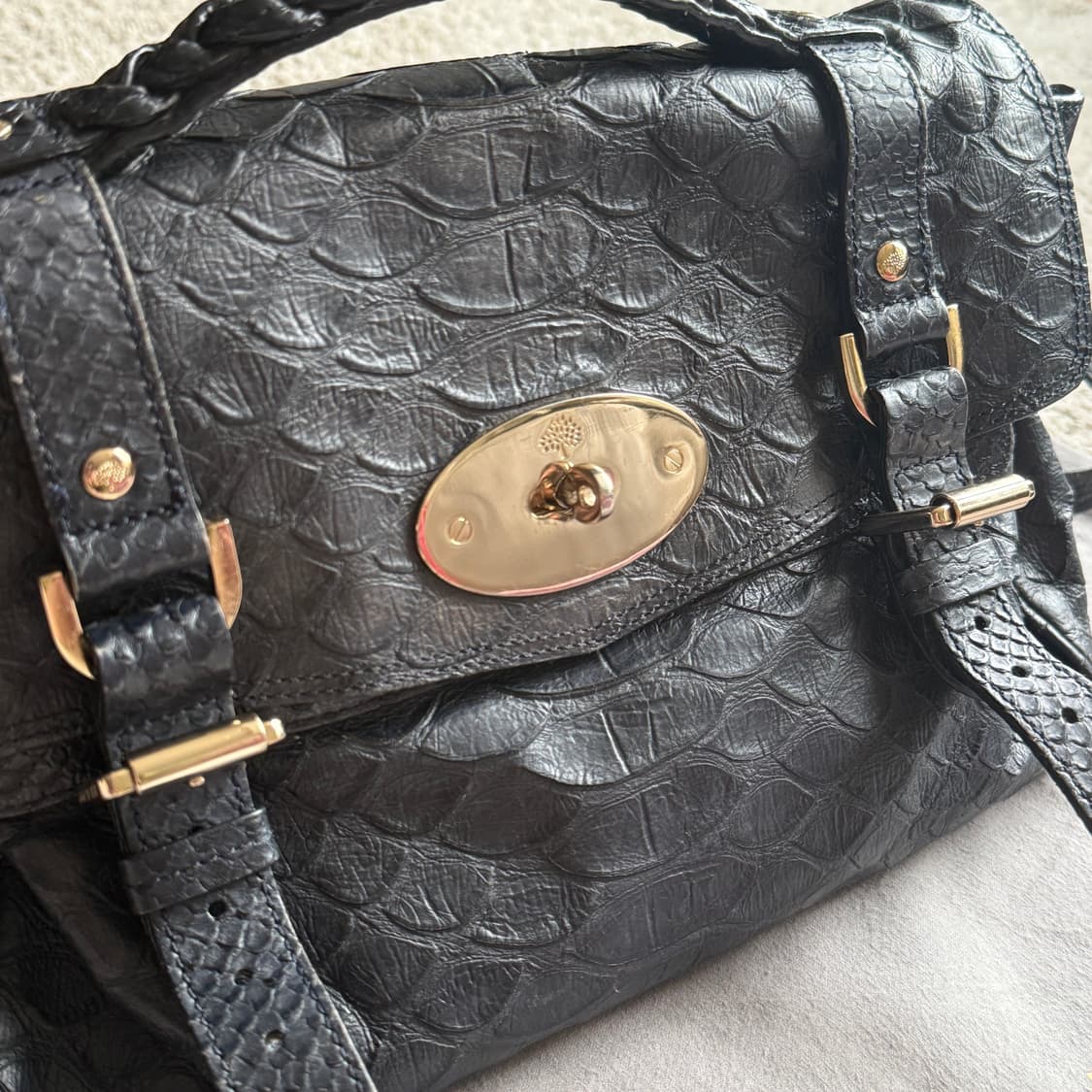 멀버리 알렉사 스네이크 스킨 상품이미지7