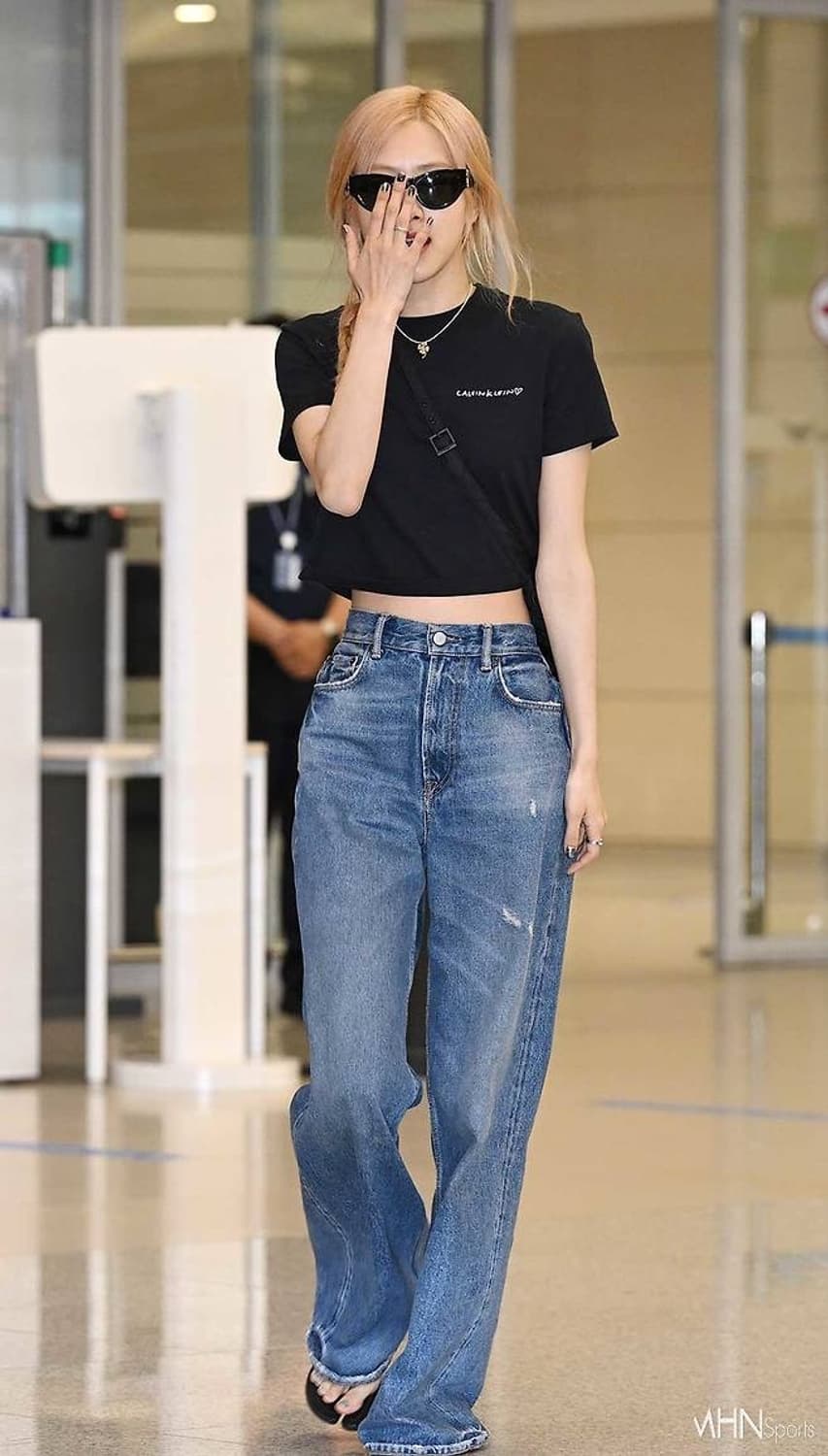 로제 착)아크네스튜디오 데님 릴랙스핏 진 2022F  상품이미지4