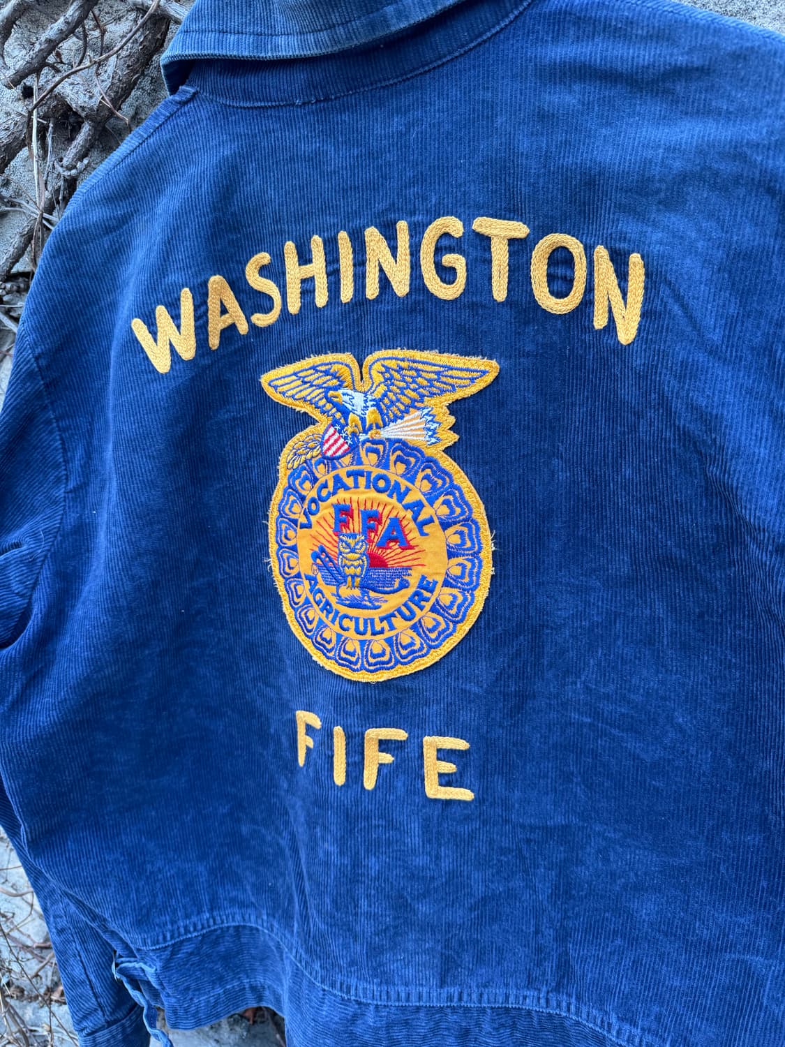 80s FFA 오리지널 코듀로이 자켓 빈티지 체인스티치 상품이미지6