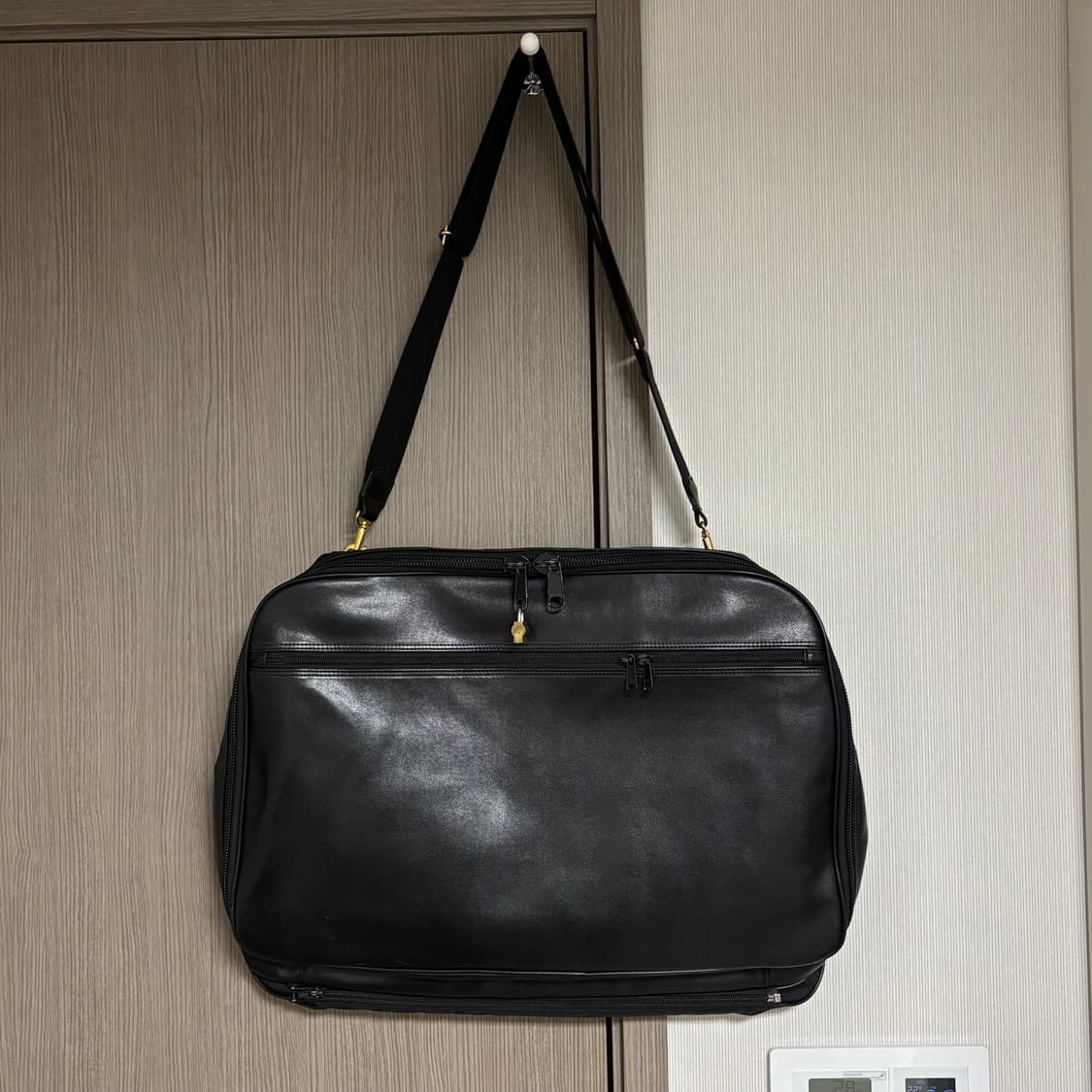 요지야마모토 레더 보스턴 백 상품이미지2