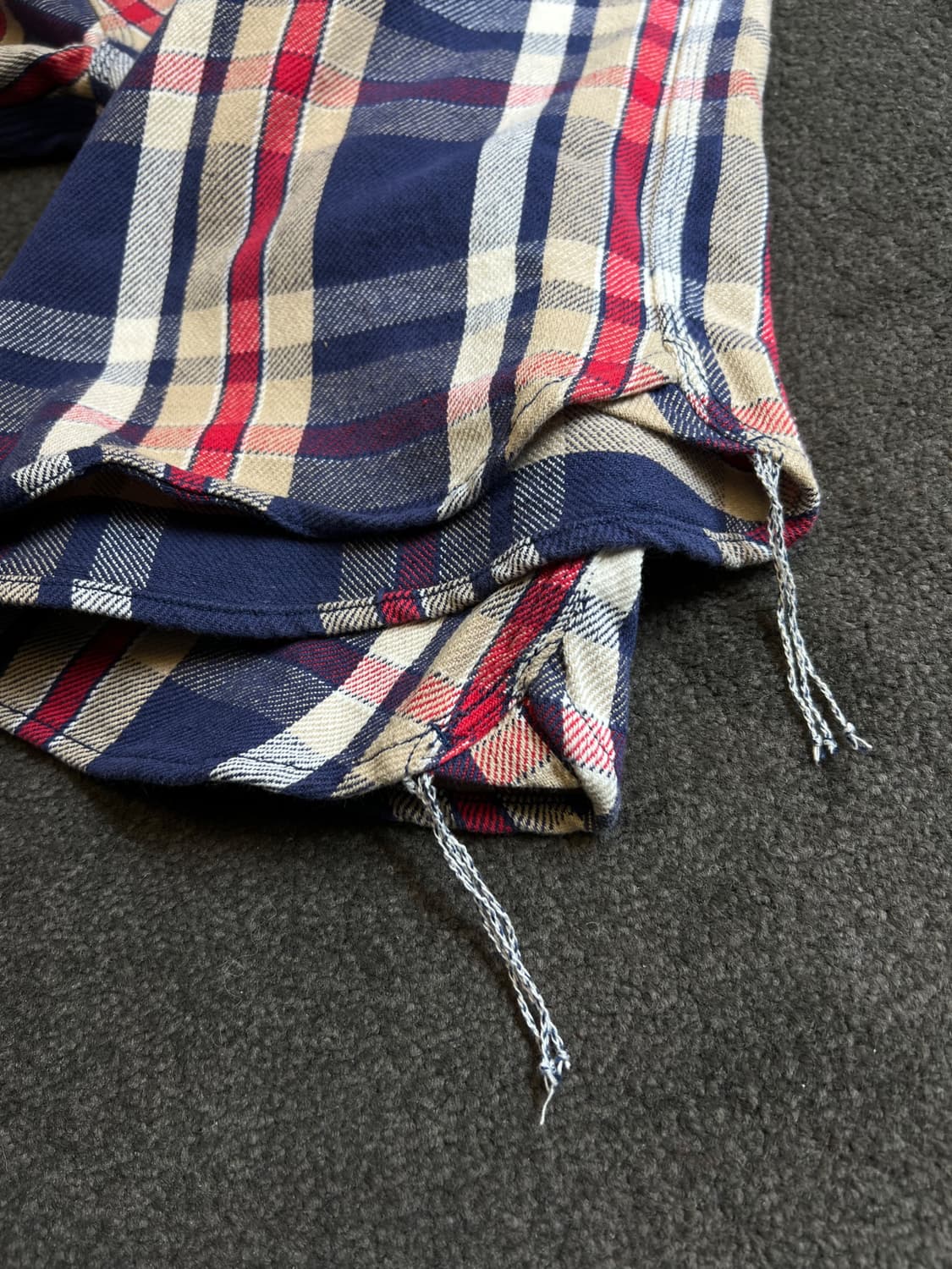 휴스턴(Houston) 헤비 코튼 체크셔츠 L 상품이미지3