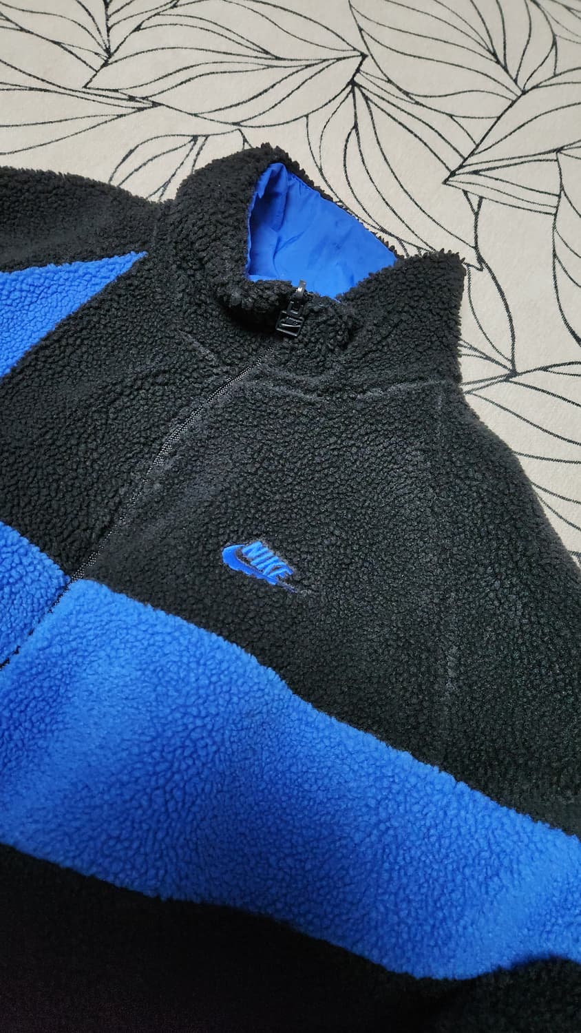 나이키 후리스 블랙 블루 후리스 리버시블 110 상품이미지2