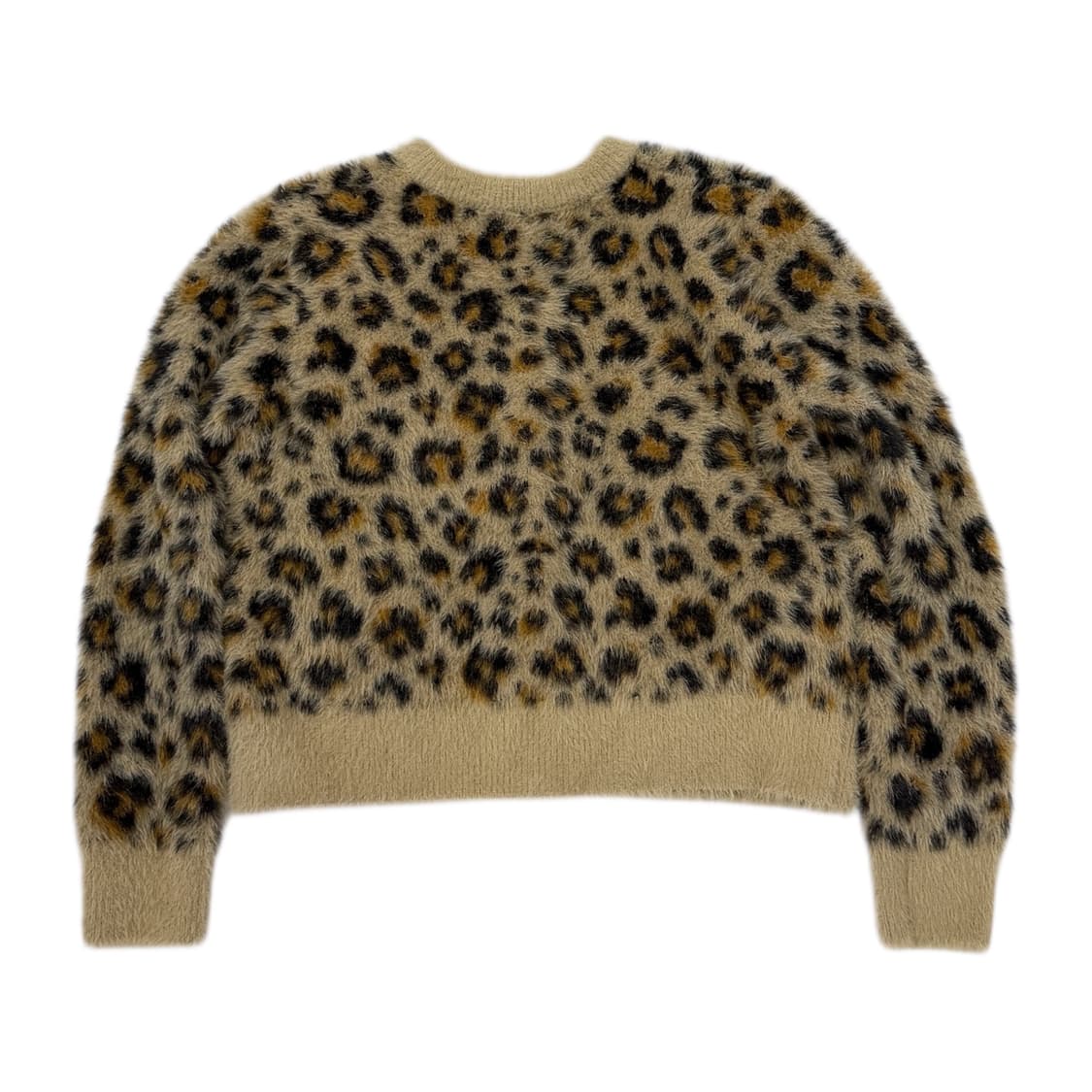 ZARA 자라 레오파드 호피 부클 가디건 브라운 M 상품이미지2