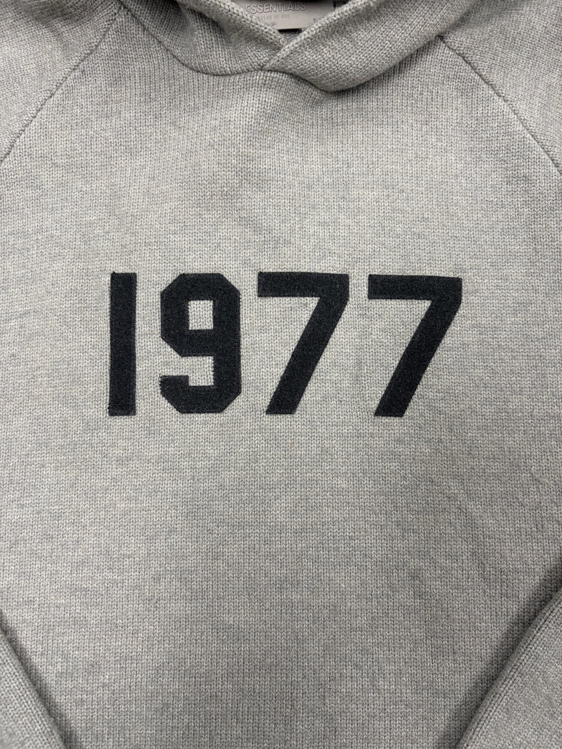 에센셜 그레이 니트 후드 상품이미지4