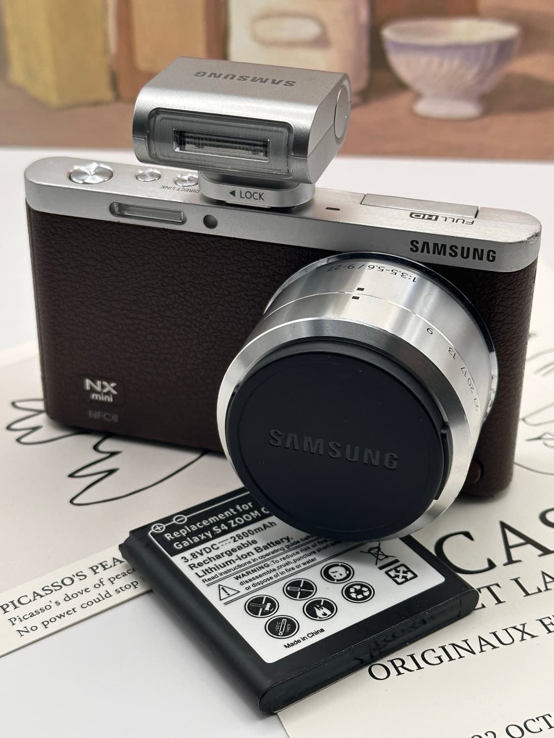 삼성 nx mini + c마운트 변환기.렌즈.필터.후드.후레쉬 상품이미지2