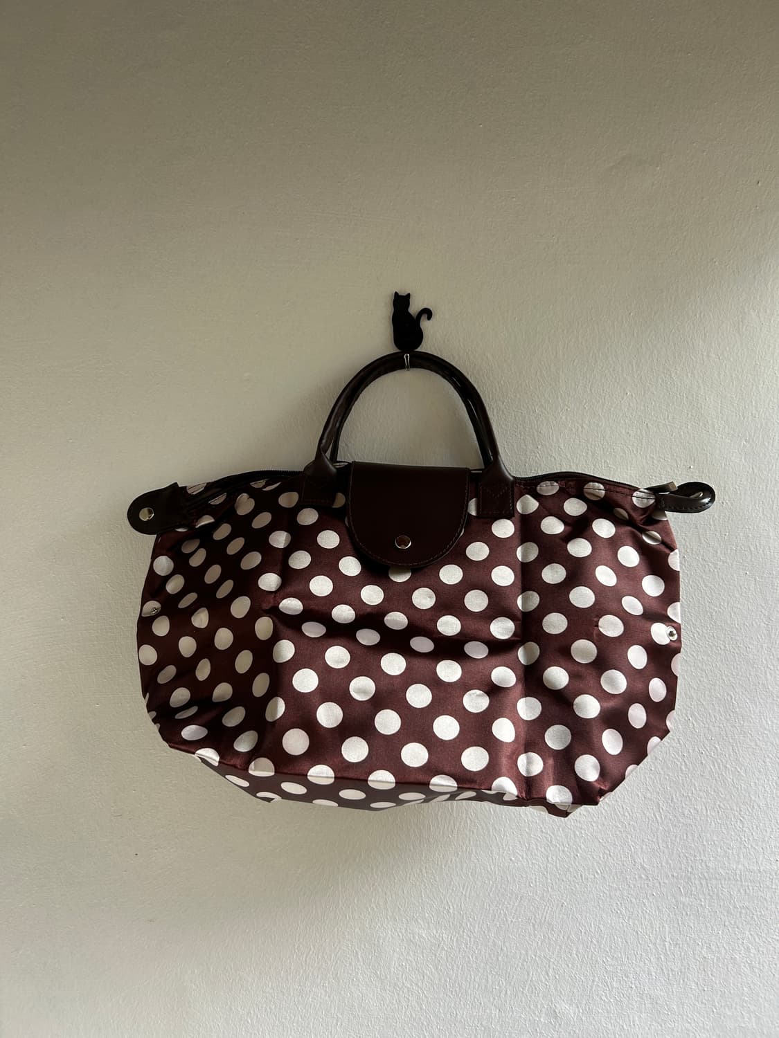 땡땡이 접이식 장바구니  상품이미지2