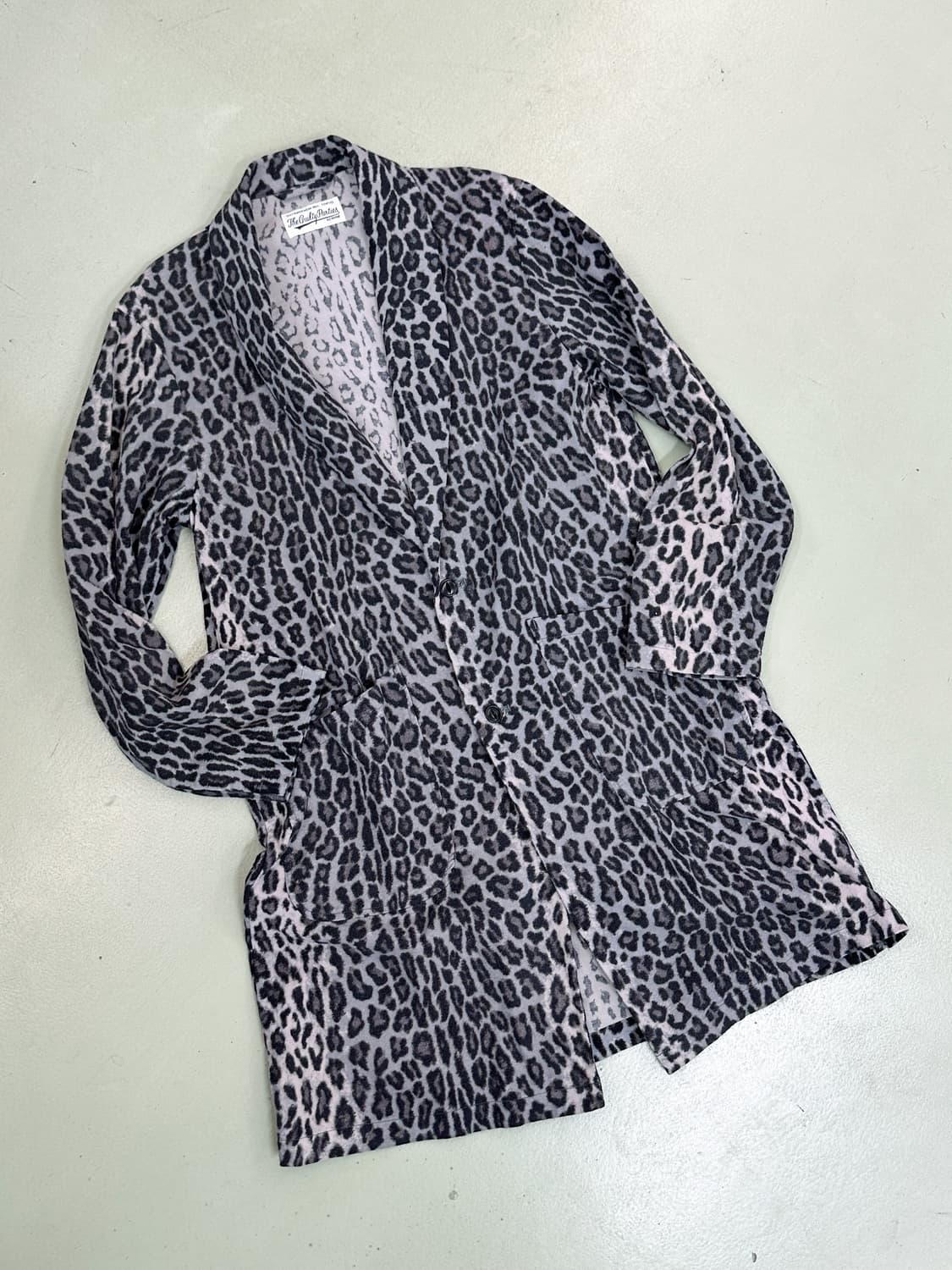 와코마리아 17S/S 레오파드 가운 코트 상품이미지2