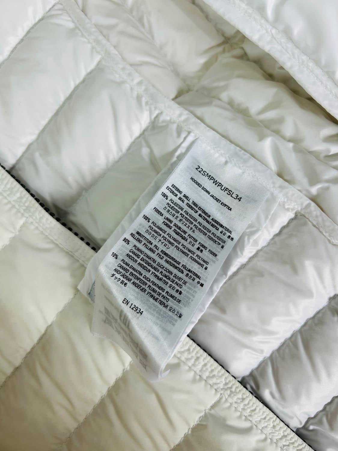 파라점퍼스 아이린 퀼팅 화이트 롱 경량 다운패딩(XS) 상품이미지10