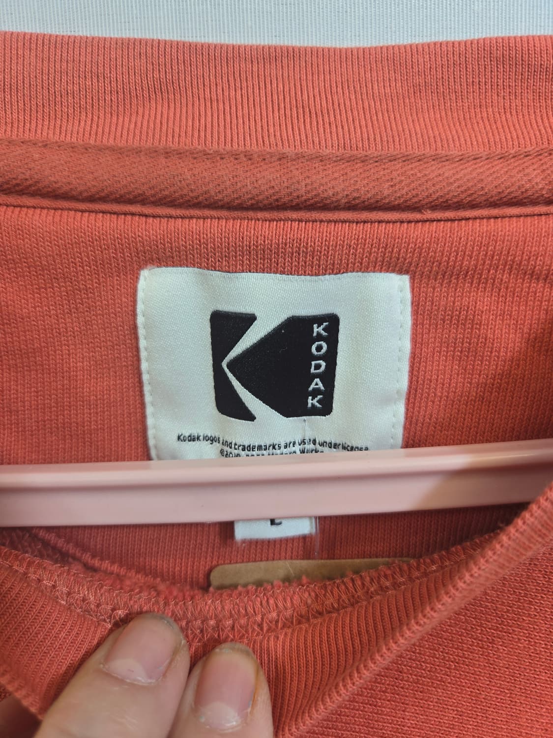 코닥 Kodak 맨투맨 티셔츠 오렌지 상품이미지3