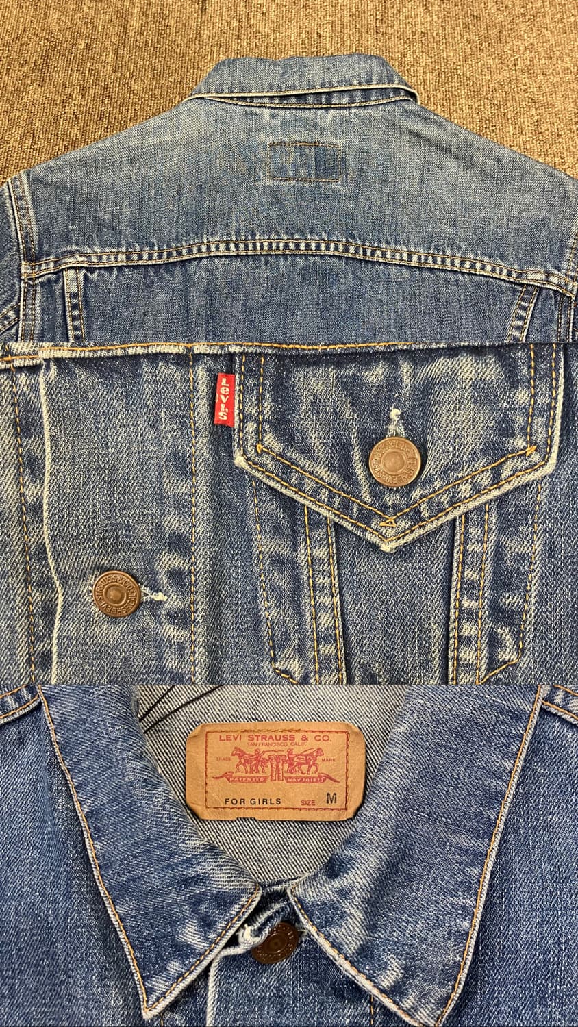 (M) 00s Levi's 리바이스 트러커 데님 자켓 상품이미지9