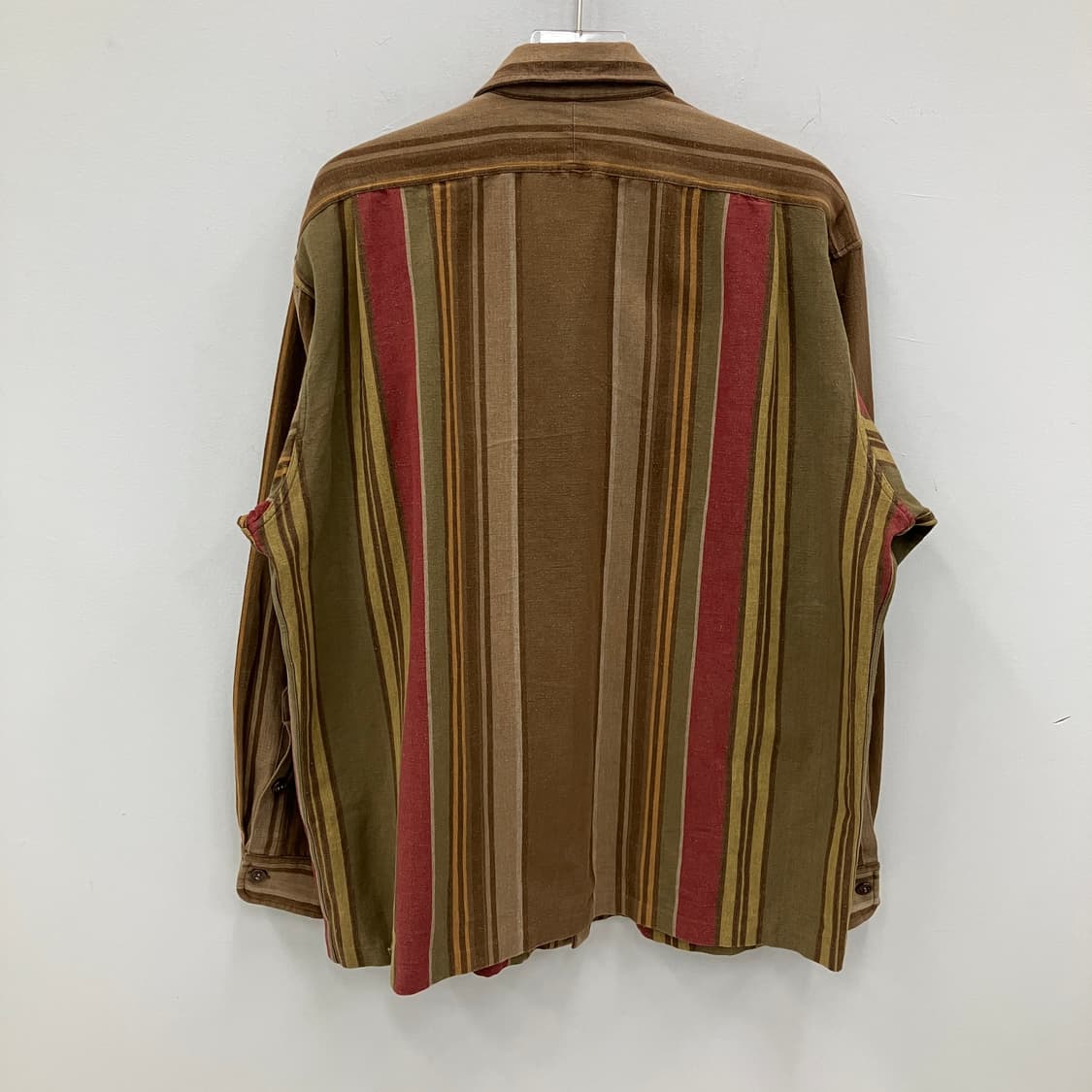 폴로 랄프로렌 멀티 컬러 스트라이프 코튼 셔츠 M 상품이미지2