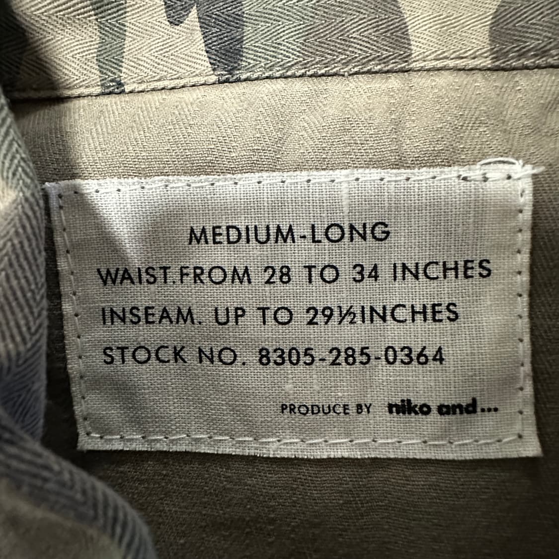 NIKO AND... camo shirt jacket 상품이미지3